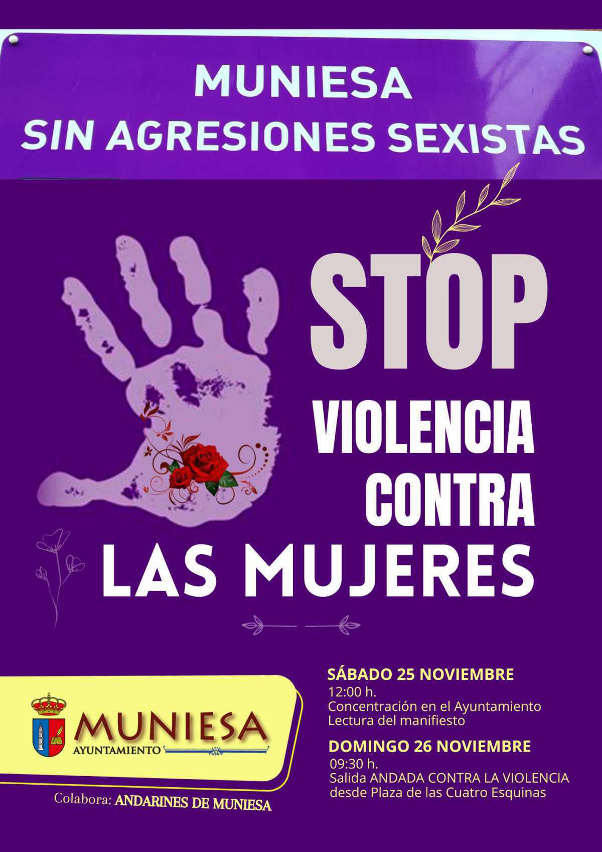 MUNIESA. STOP A LA VIOLENCIA CONTRA LAS MUJERES