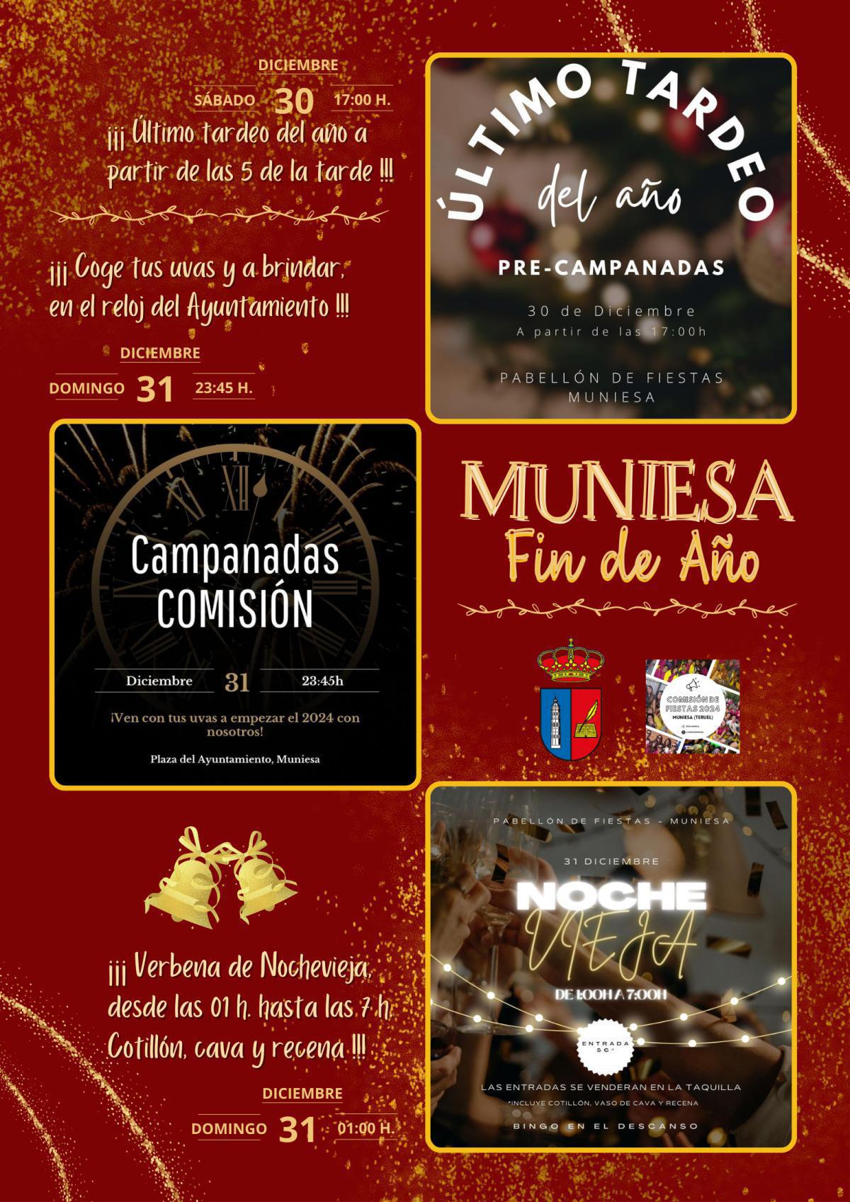 MUNIESA. FIESTAS DE FIN DE AÑO MUNIESA. FIESTAS DE FIN DE AÑO
