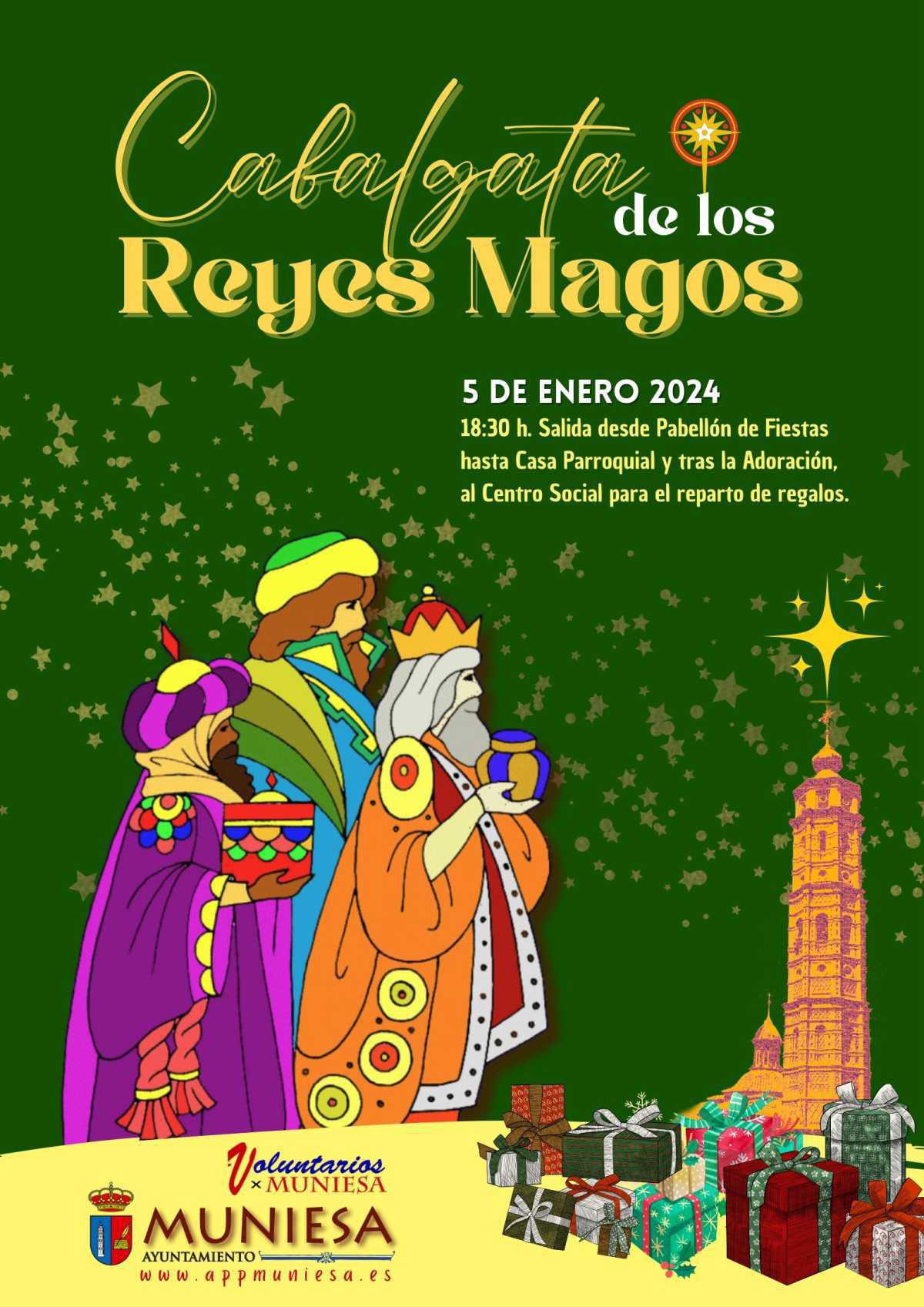 MUNIESA. LLEGAN LOS REYES MAGOS MUNIESA. LLEGAN LOS REYES MAGOS