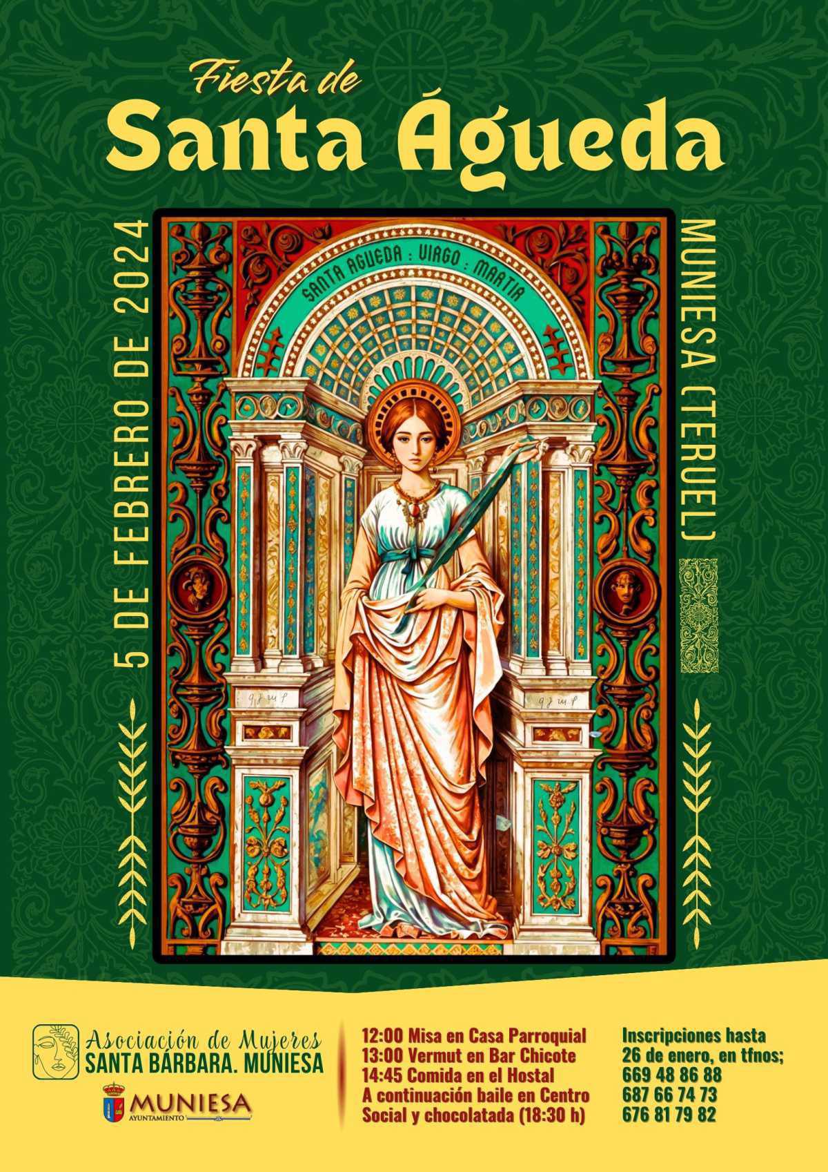 MUNIESA. FIESTA DE SANTA ÁGUEDA MUNIESA. FIESTA DE SANTA ÁGUEDA