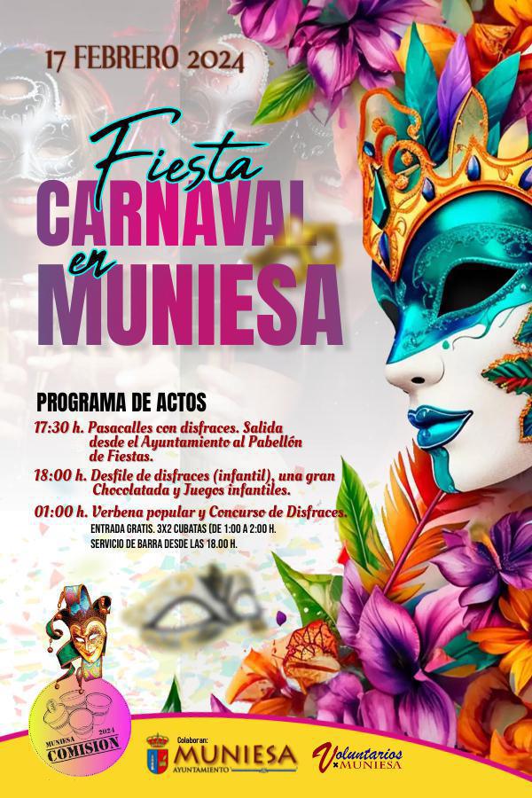 MUNIESA. FIESTA DE CARNAVAL 2024 MUNIESA. FIESTA DE CARNAVAL 2024