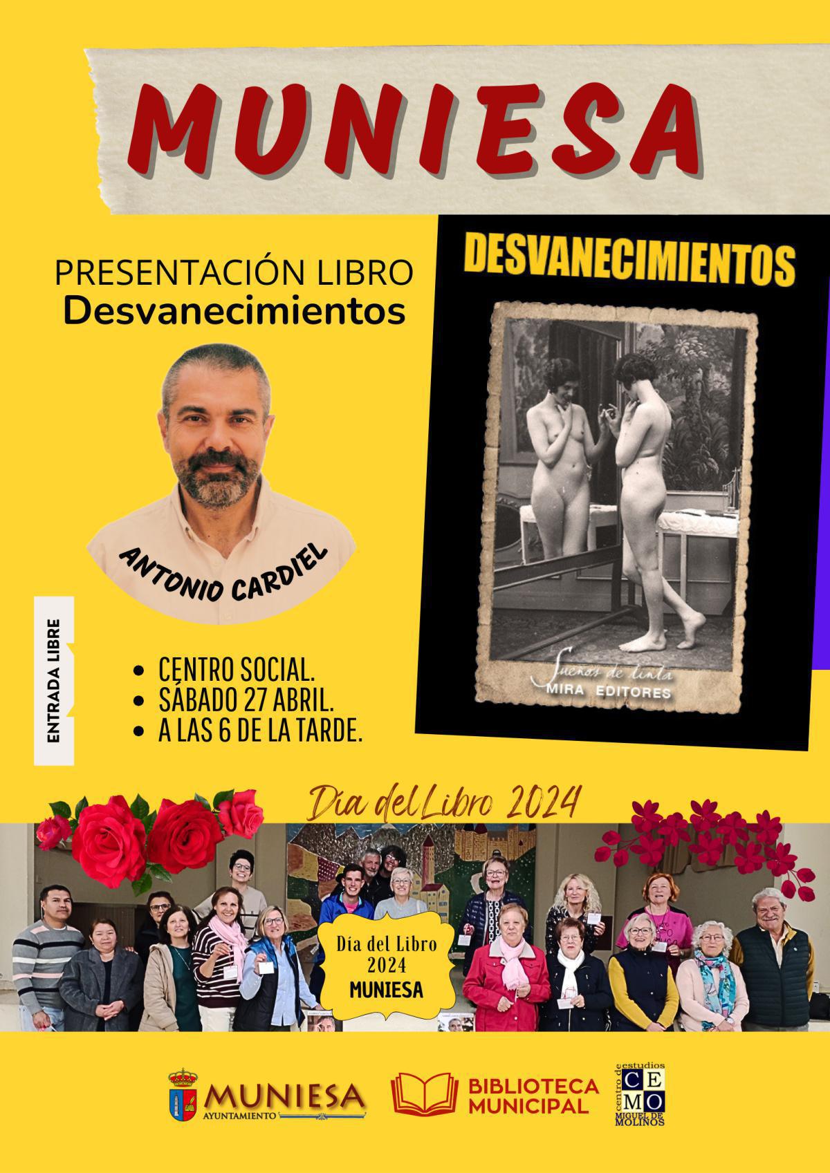 MUNIESA PRESENTA "DESVANECIMIENTOS" MUNIESA PRESENTA "DESVANECIMIENTOS"