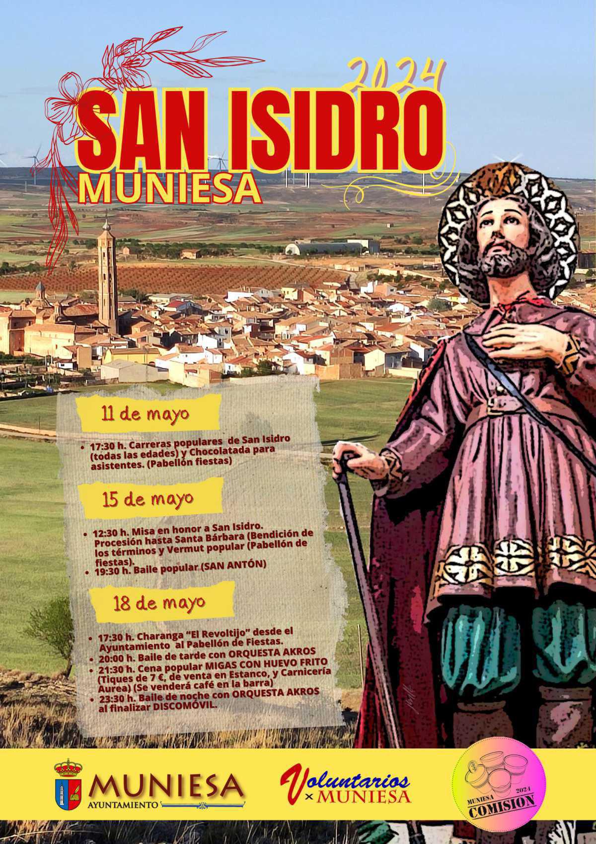 MUNIESA CELEBRA SAN ISIDRO 2024 MUNIESA CELEBRA SAN ISIDRO 2024