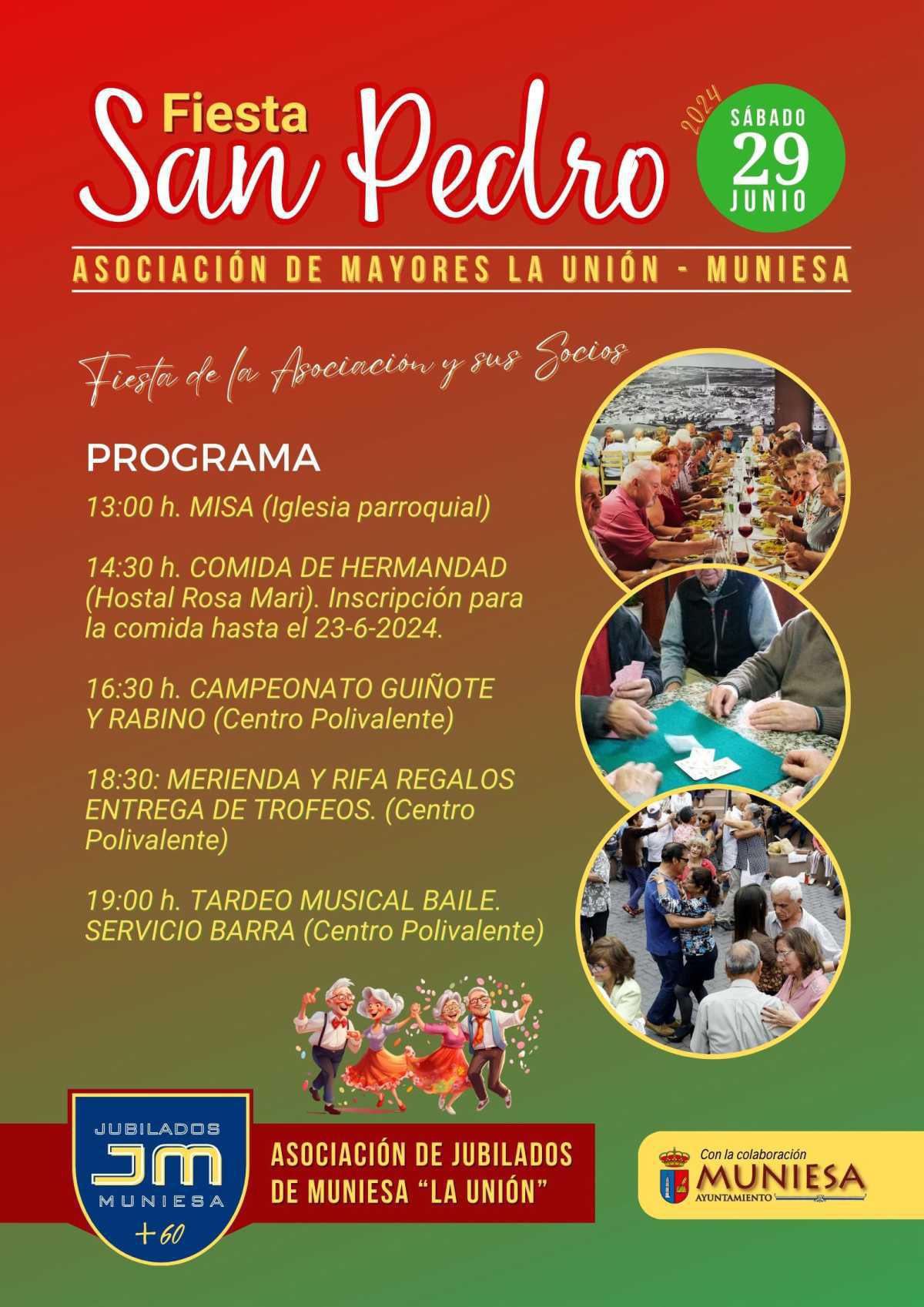 MUNIESA. FIESTA DE LA ASOCIACIÓN DE JUBILADOS MUNIESA. FIESTA DE LA ASOCIACIÓN DE JUBILADOS