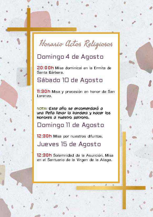 MUNIESA. PROGRAMA SAN LORENZO 2024 MUNIESA. PROGRAMA SAN LORENZO 2024