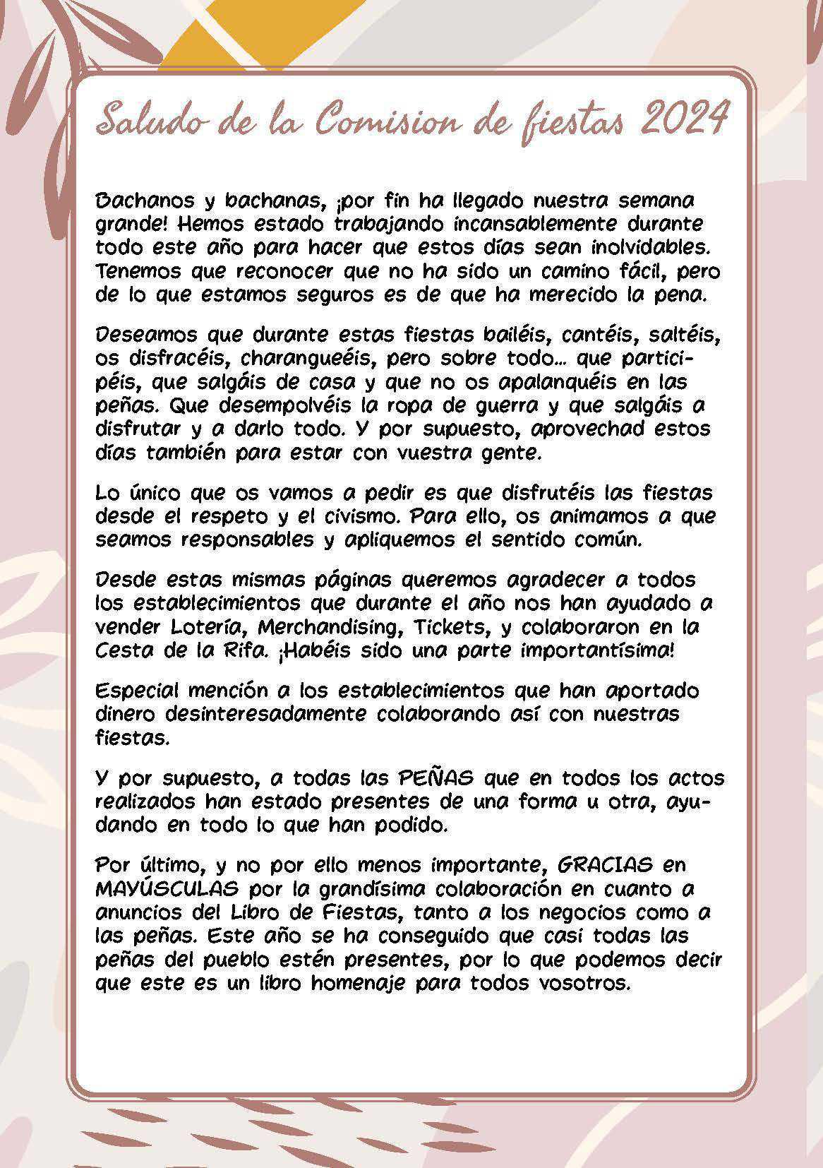 MUNIESA. PROGRAMA SAN LORENZO 2024 MUNIESA. PROGRAMA SAN LORENZO 2024