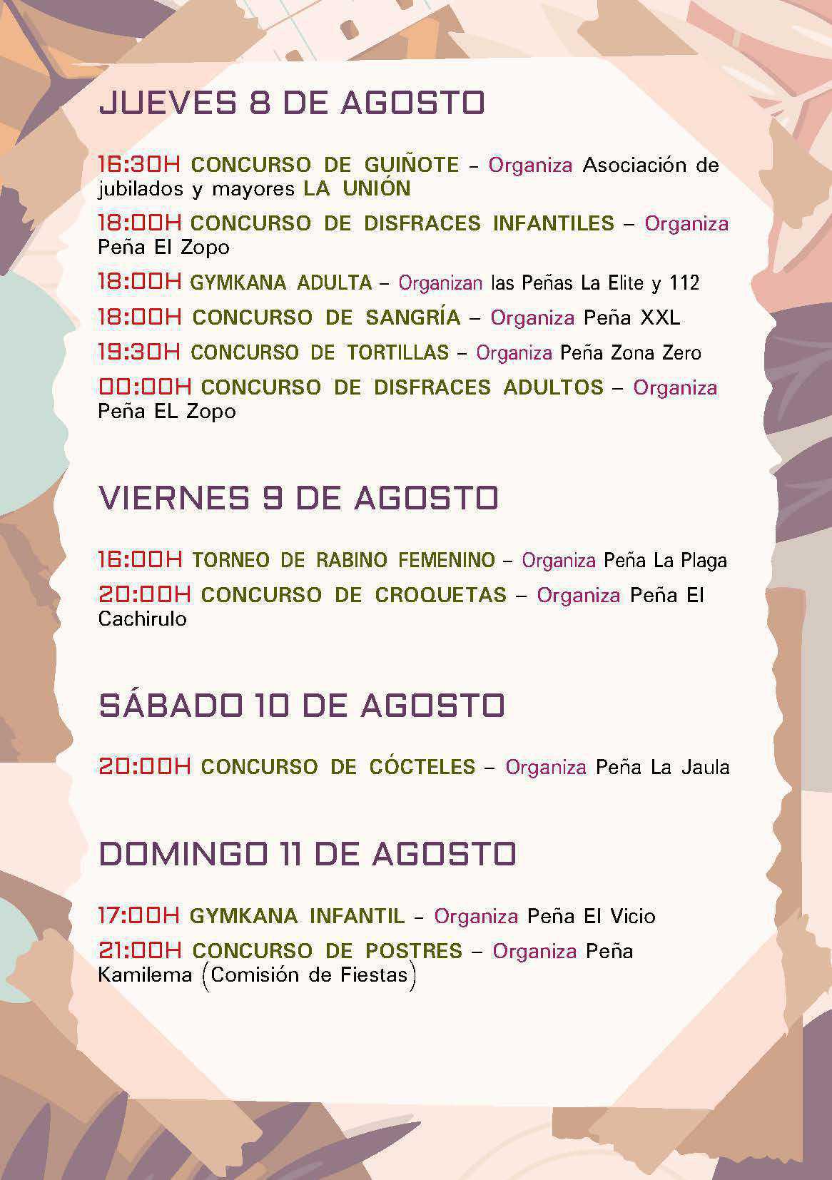 MUNIESA. PROGRAMA SAN LORENZO 2024 MUNIESA. PROGRAMA SAN LORENZO 2024