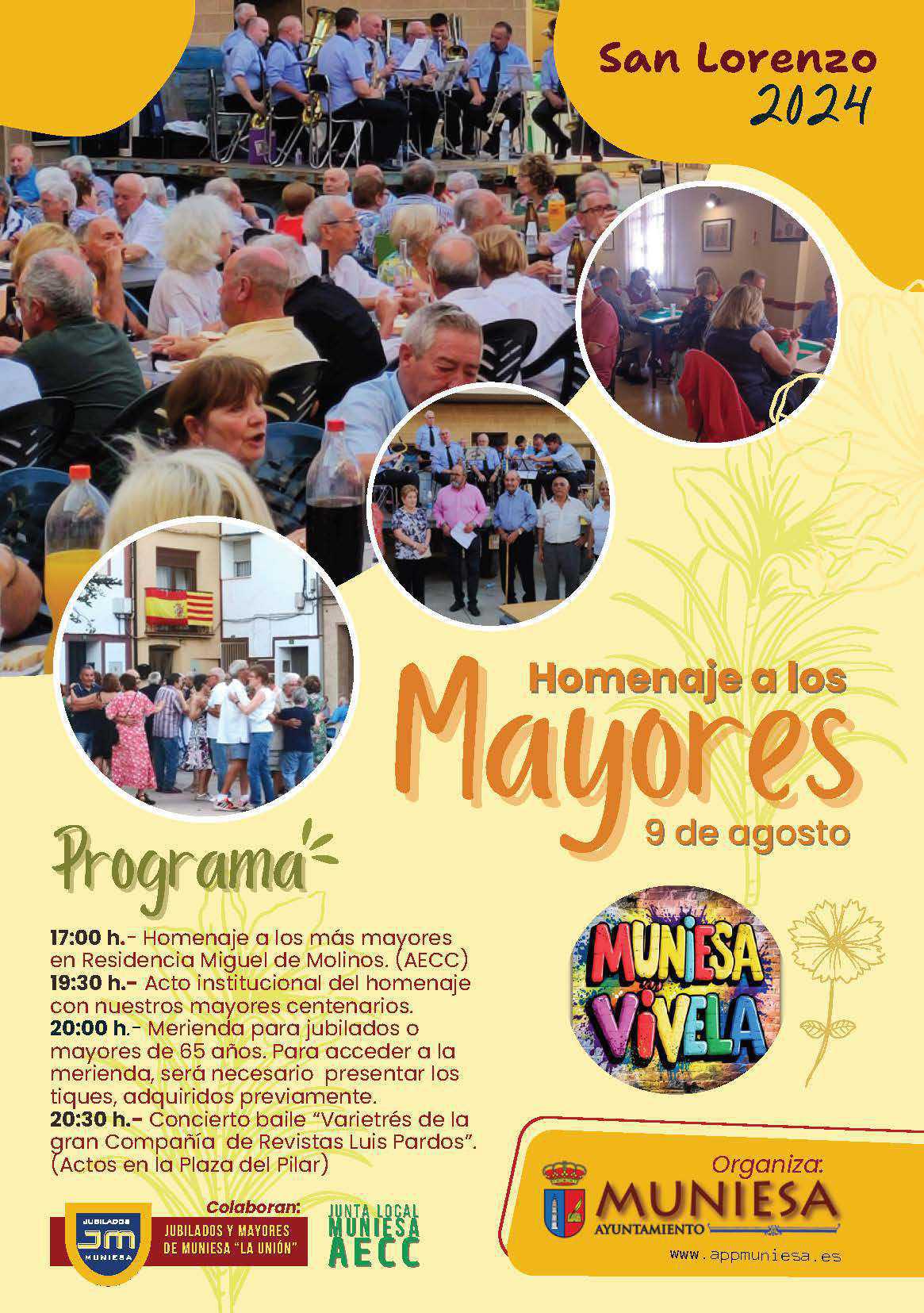 MUNIESA. PROGRAMA SAN LORENZO 2024 MUNIESA. PROGRAMA SAN LORENZO 2024