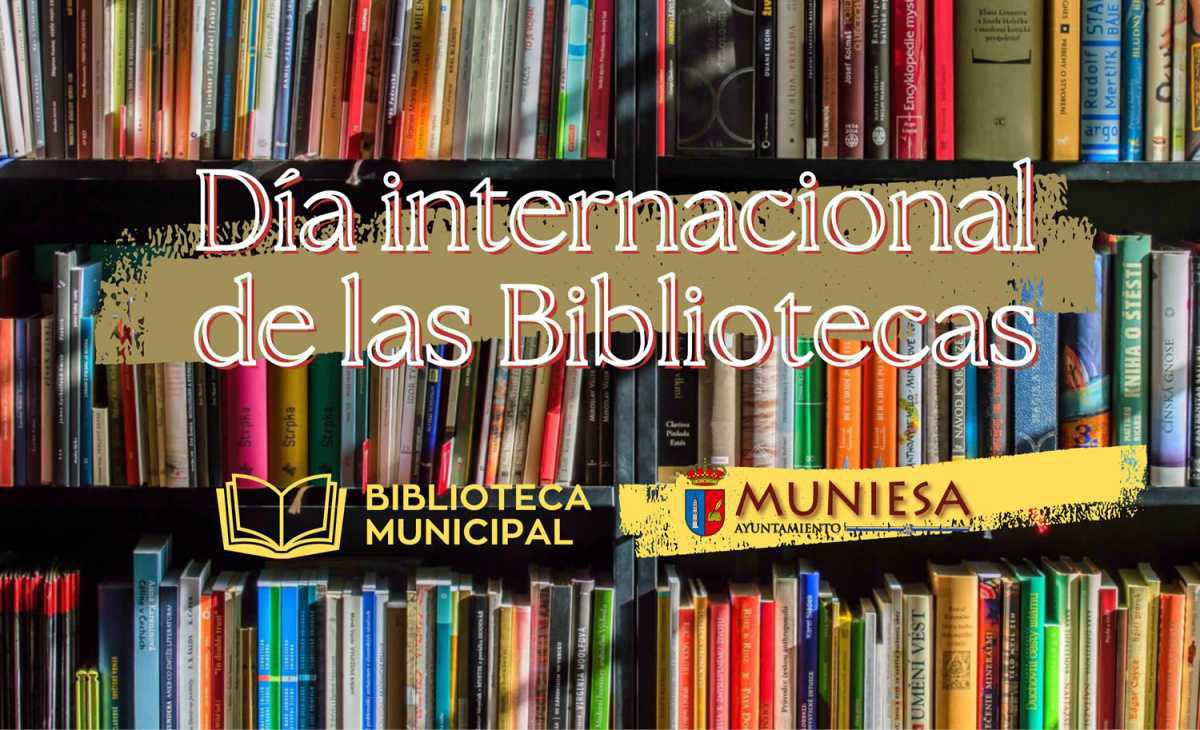 MUNIESA. PROGRAMA ACTOS. BIBLIOTECA