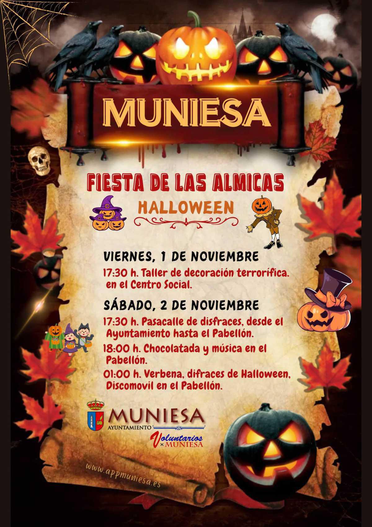 MUNIESA. ALMICAS Y FIESTA HALOWEEN MUNIESA. ALMICAS Y FIESTA HALOWEEN