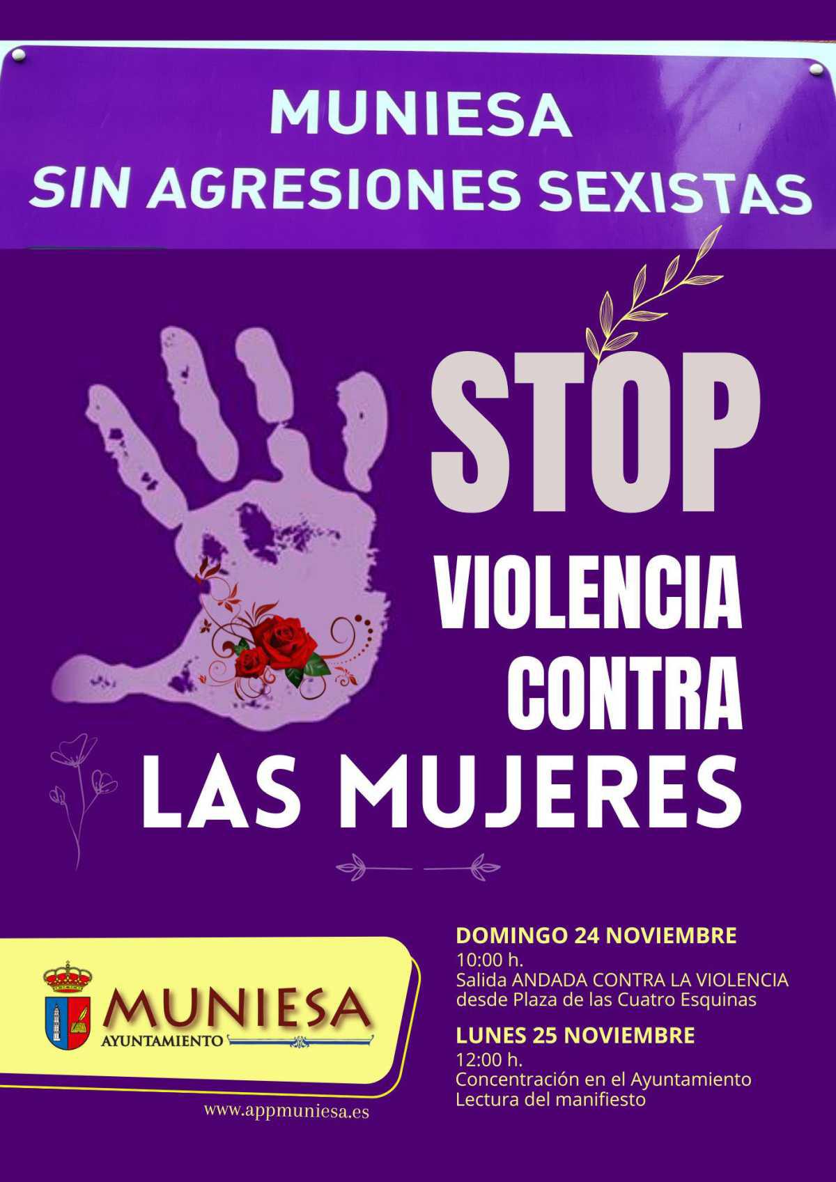 MUNIESA. ANDADA. VIOLENCIA CONTRA LAS MUJERES