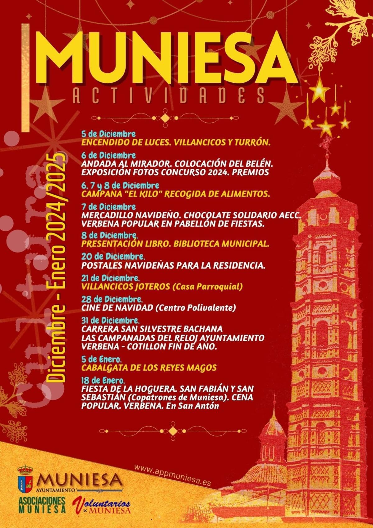 MUNIESA. PRÓXIMAS ACTIVIDADES MUNIESA. PRÓXIMAS ACTIVIDADES