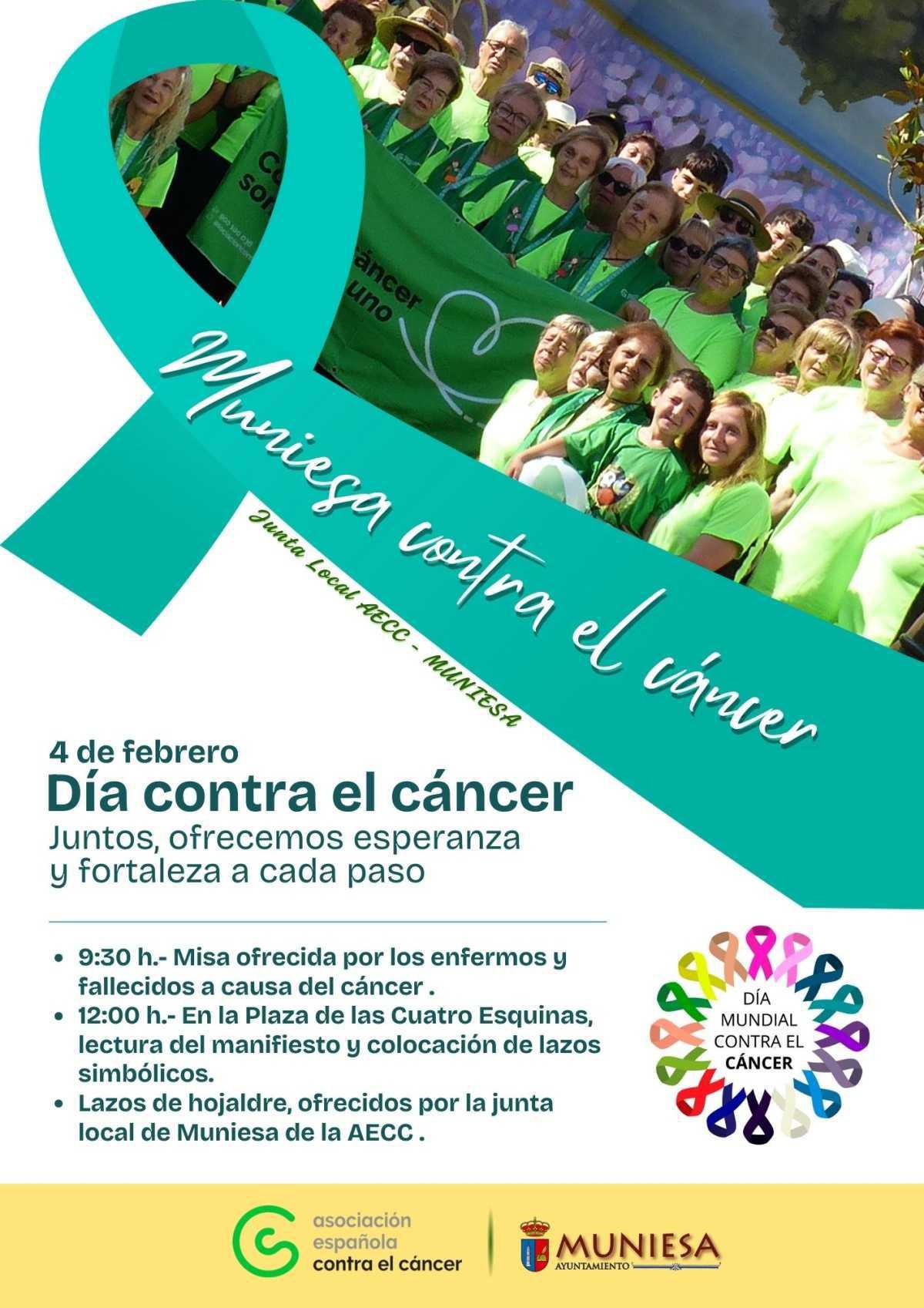 MUNIESA. DÍA MUNDIAL CONTRA EL CÁNCER MUNIESA. DÍA MUNDIAL CONTRA EL CÁNCER
