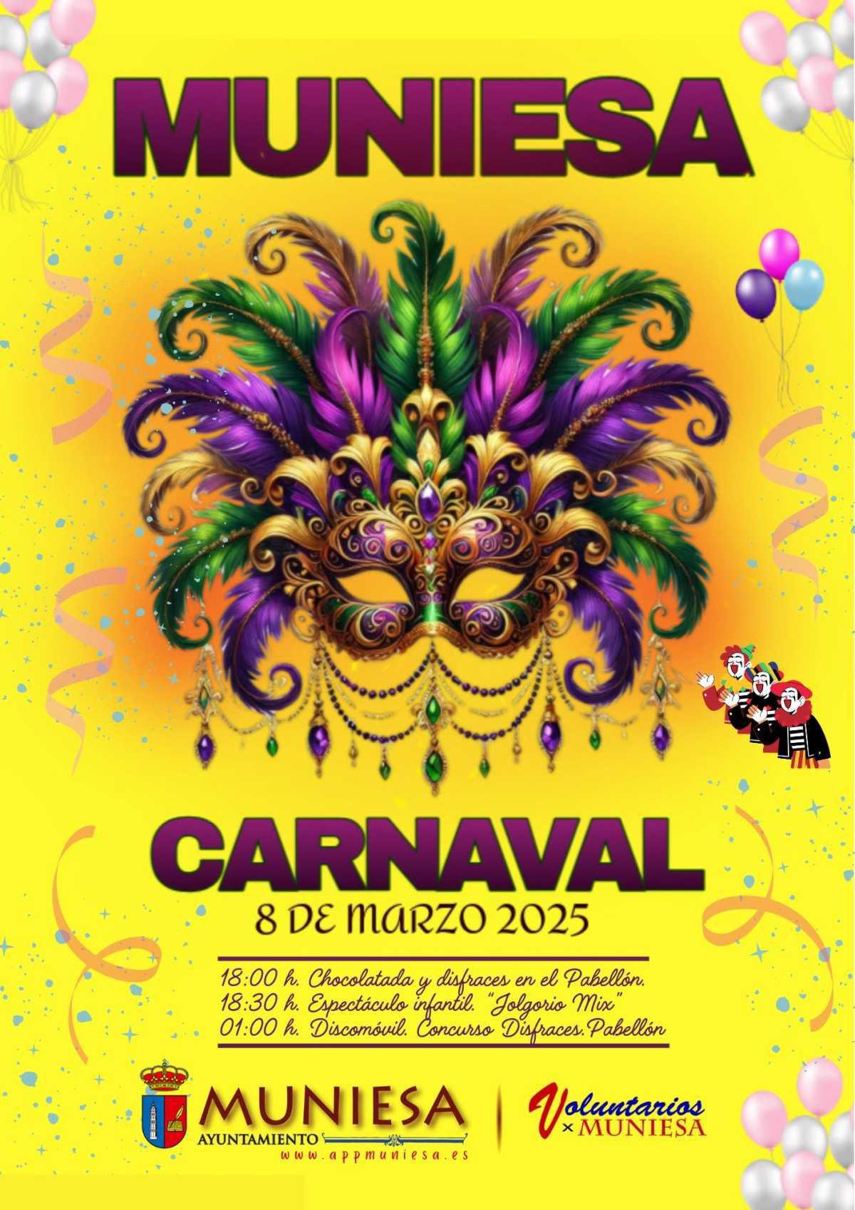 MUNIESA. FIESTA DE CARNAVAL MUNIESA. FIESTA DE CARNAVAL