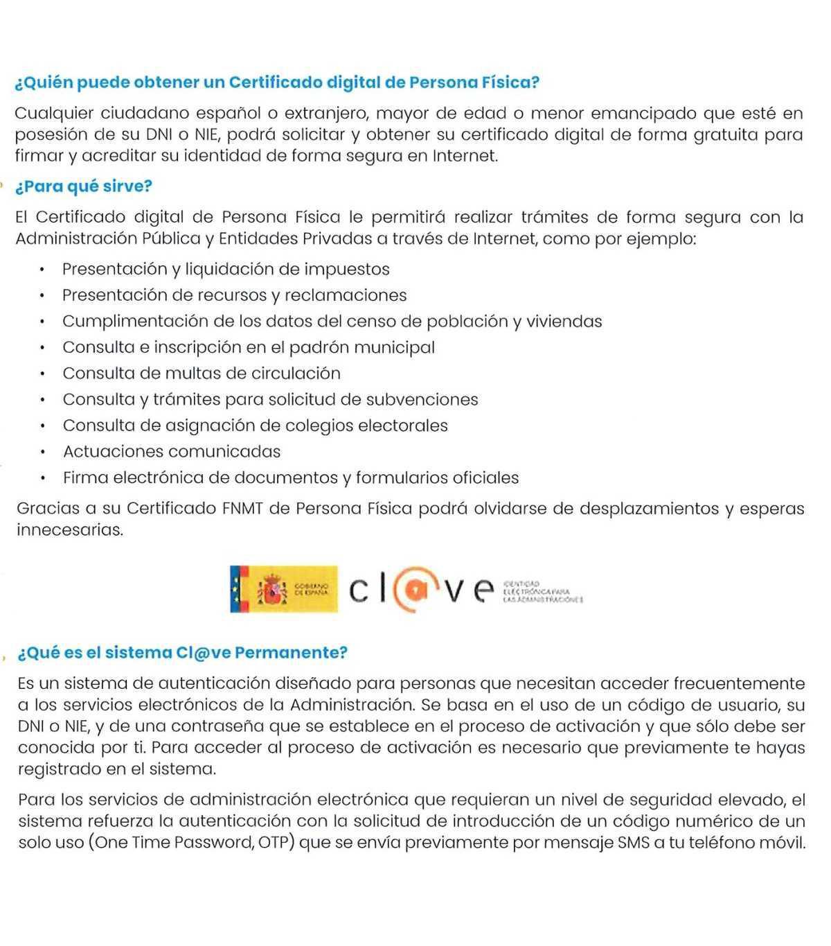 MUNIESA. CHARLA SOBRE CERTIFICADO DIGITAL MUNIESA. CHARLA SOBRE CERTIFICADO DIGITAL