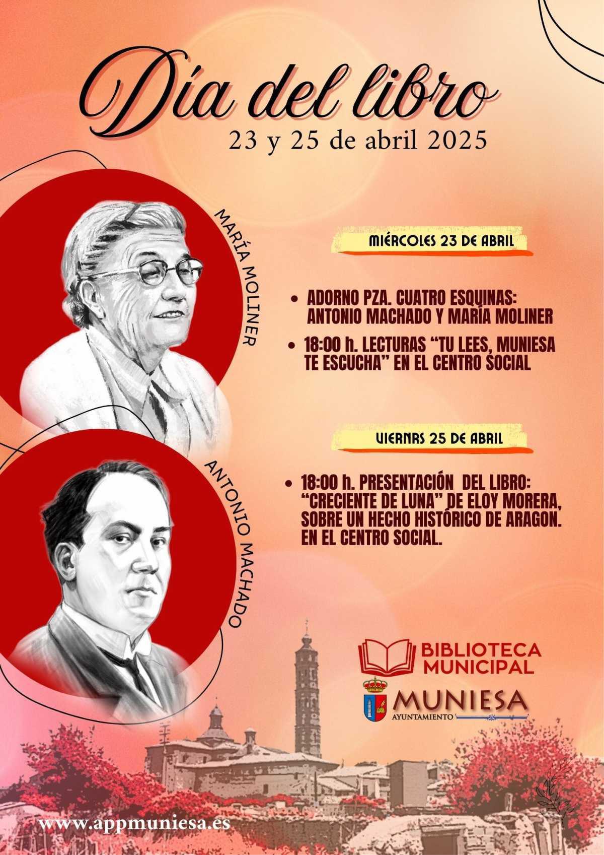 MUNIESA. DÍA DEL LIBRO PROGRAMA ACTOS MUNIESA. DÍA DEL LIBRO PROGRAMA ACTOS