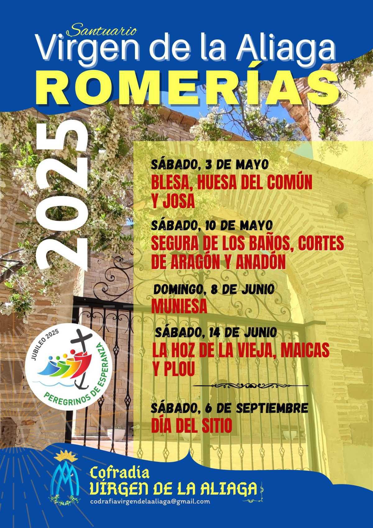 ROMERÍAS Y JUBILEO. VIRGEN DE LA ALIAGA ROMERÍAS Y JUBILEO. VIRGEN DE LA ALIAGA
