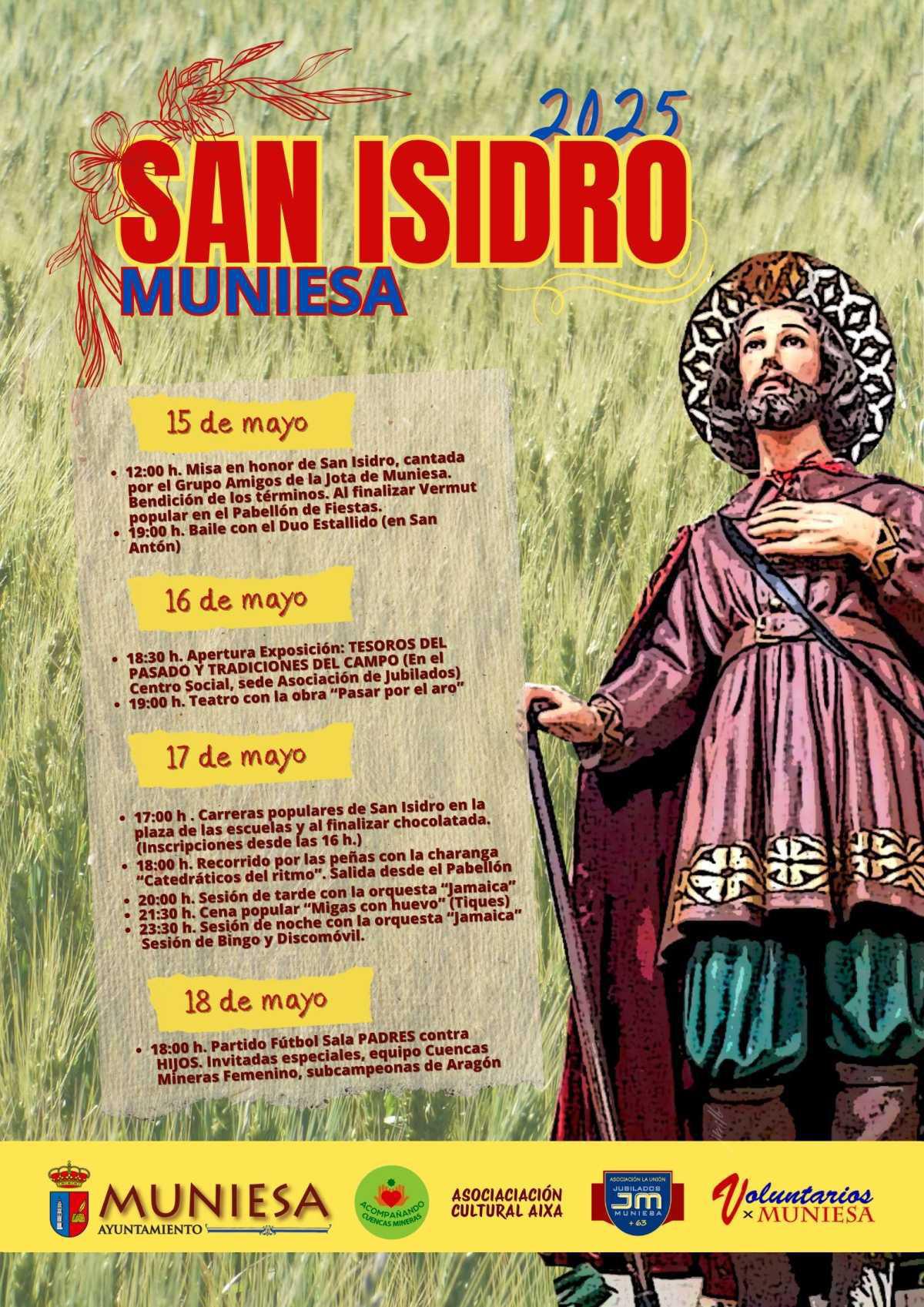 MUNIESA. FIESTAS SAN ISIDRO. TIQUES MUNIESA. FIESTAS SAN ISIDRO. TIQUES