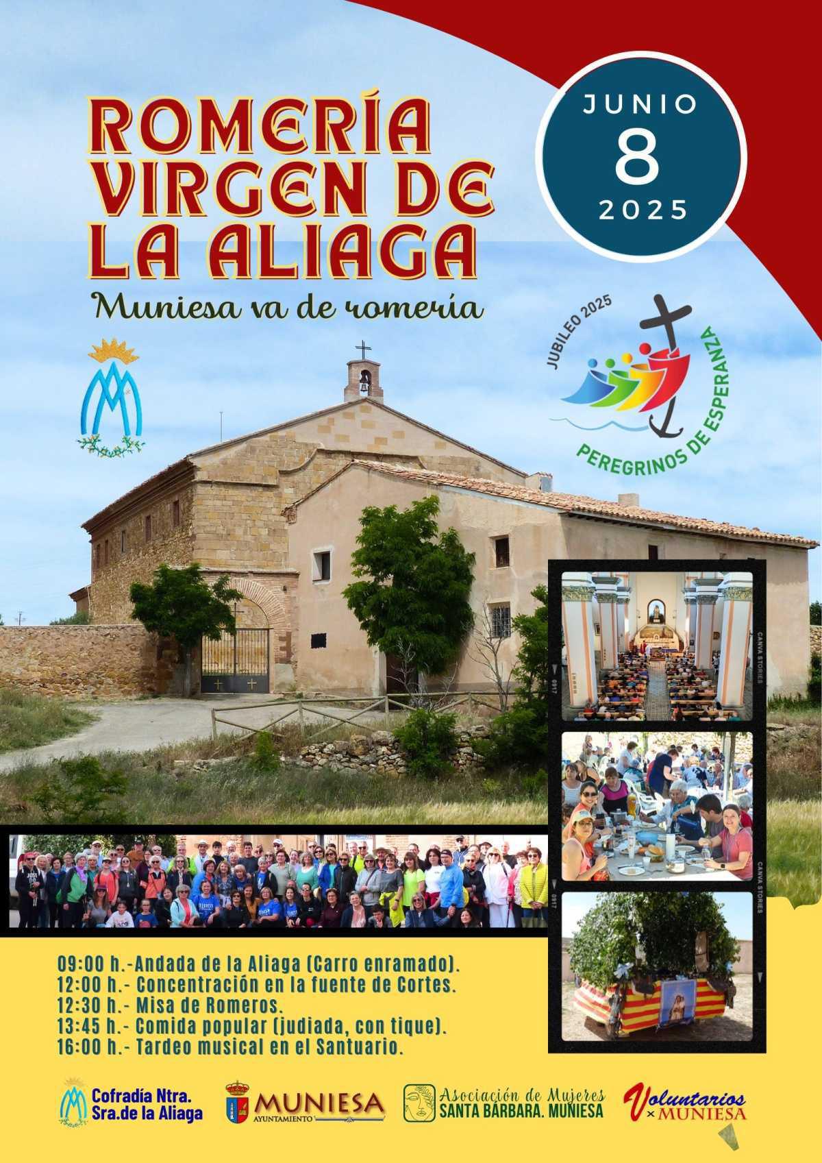 MUNIESA. ROMERÍA, ANDADA COMIDA Y MÚSICA