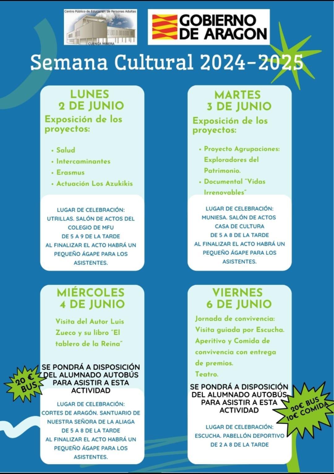 MUNIESA. EXPOSICIÓN ESCUELA DE ADULTOS