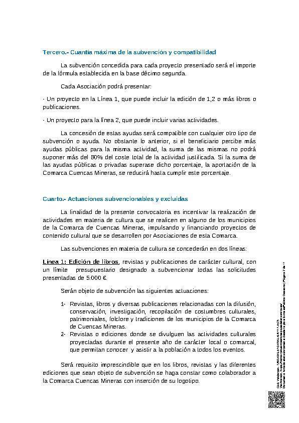 SUBVENCIONES PARA ASOCIACIONES DE LA COMARCA 