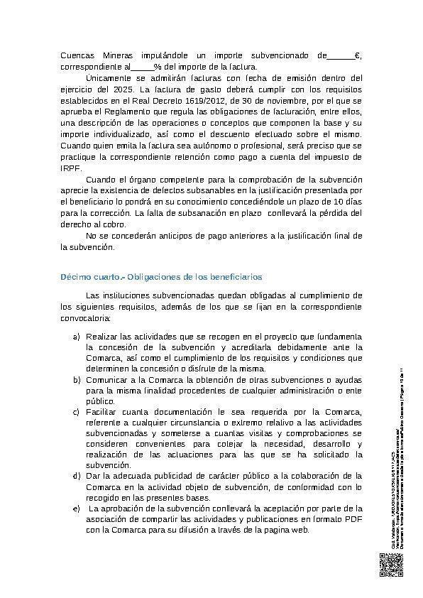 SUBVENCIONES PARA ASOCIACIONES DE LA COMARCA 