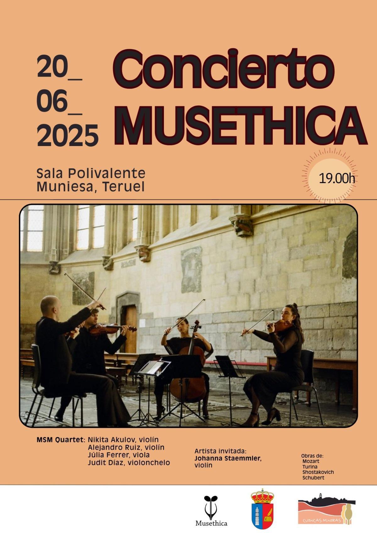 MUNIESA. CONCIERTO MÚSICA CLÁSICA MUNIESA. CONCIERTO MÚSICA CLÁSICA