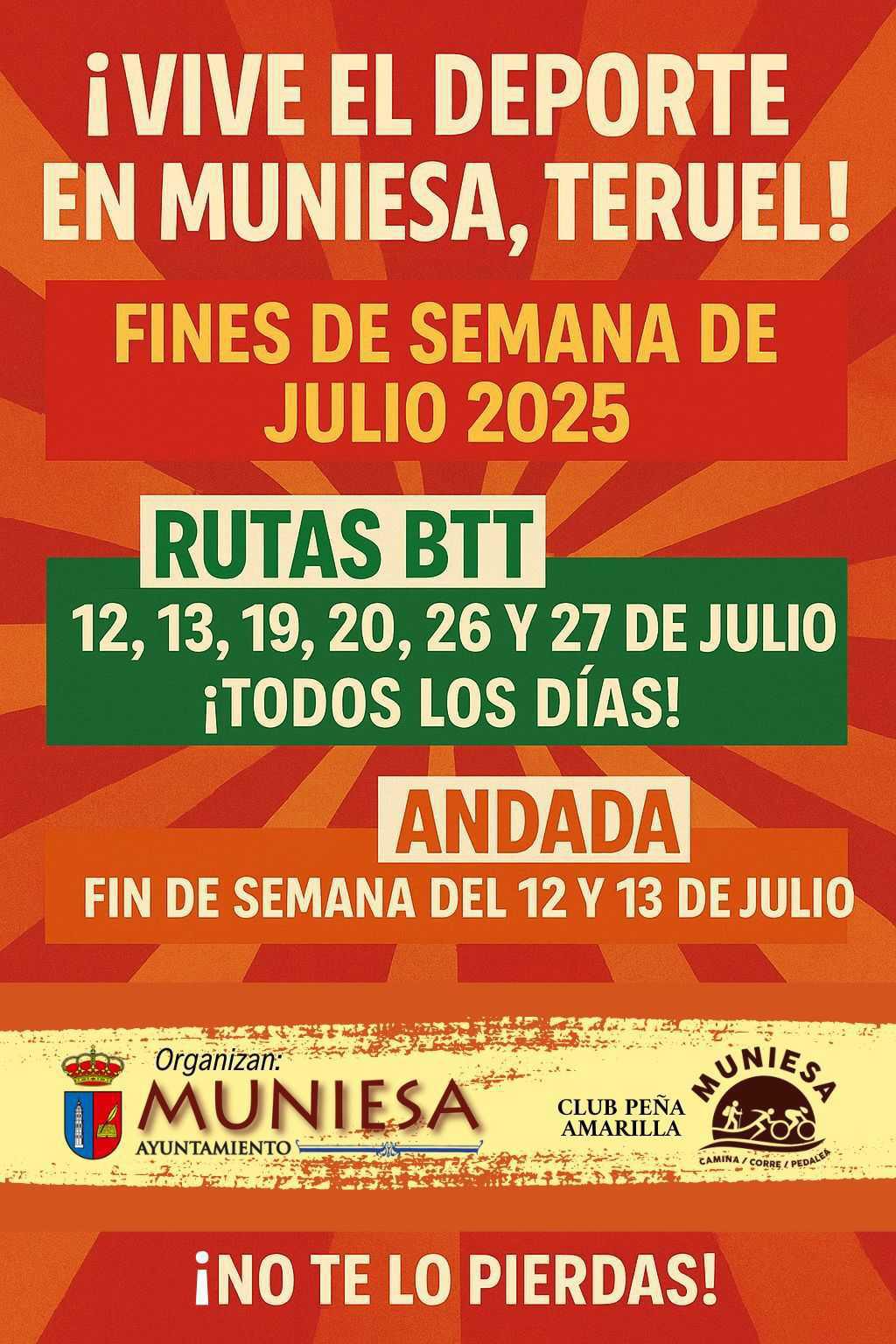 MUNIESA. DEPORTE EN VERANO