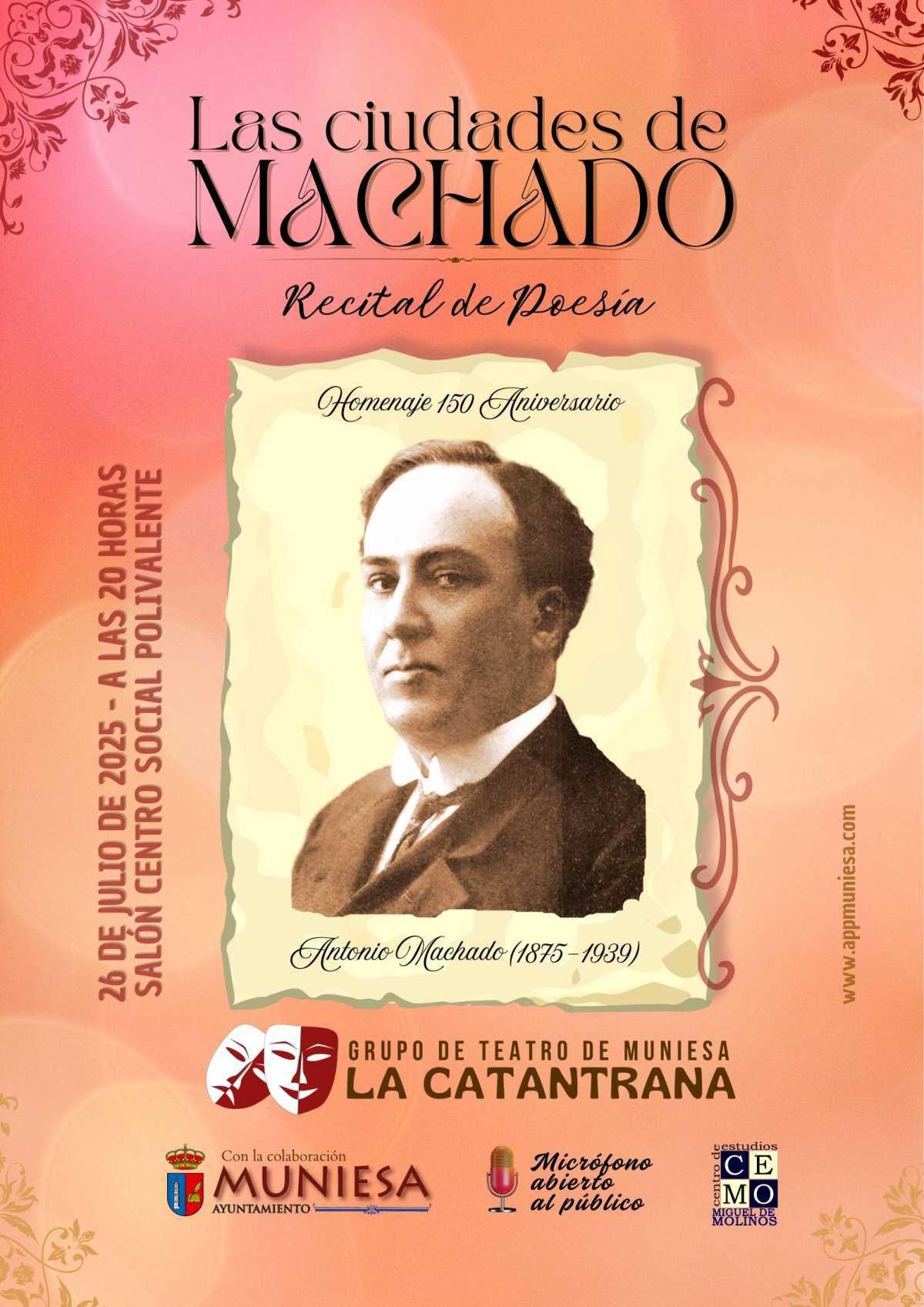 MUNIESA. TEATRO POESÍAS DE MACHADO MUNIESA. TEATRO POESÍAS DE MACHADO