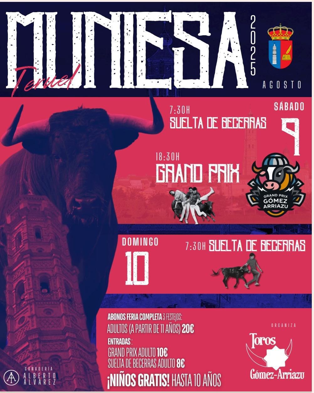 CARTEL DE VERBENAS Y TAURINO