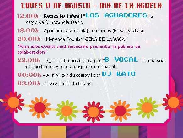 LUNES 11. CENA DE "LA VACA". TRACA FINAL