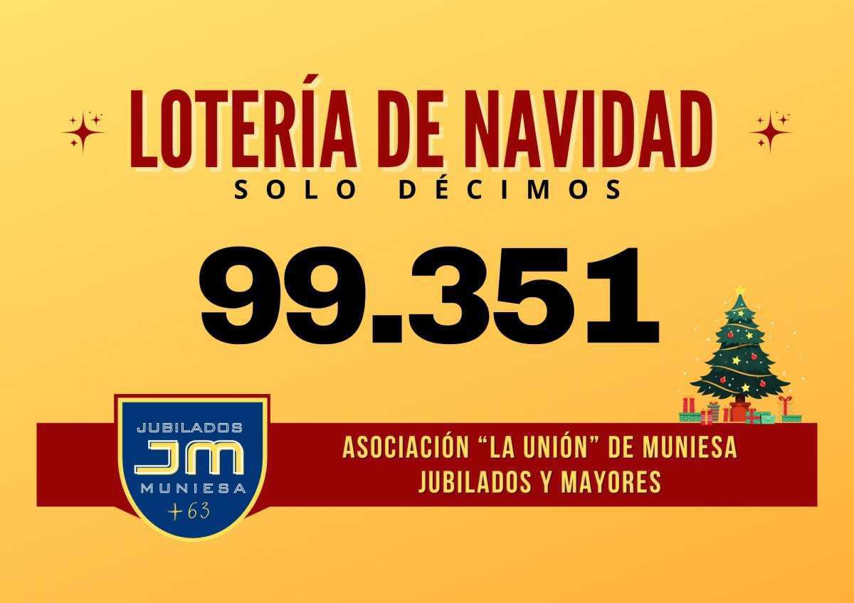 MUNIESA. QUE LA FIESTA NO PARE, NO. LOTERÍA MUNIESA. QUE LA FIESTA NO PARE, NO. LOTERÍA