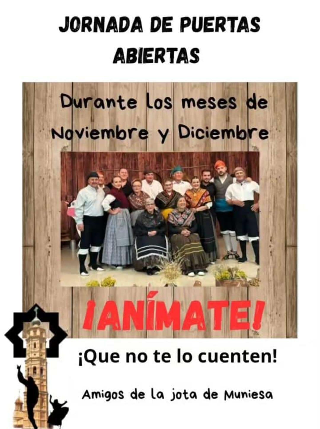 MUNIESA. JORNADAS ABIERTAS DE JOTA MUNIESA. JORNADAS ABIERTAS DE JOTA