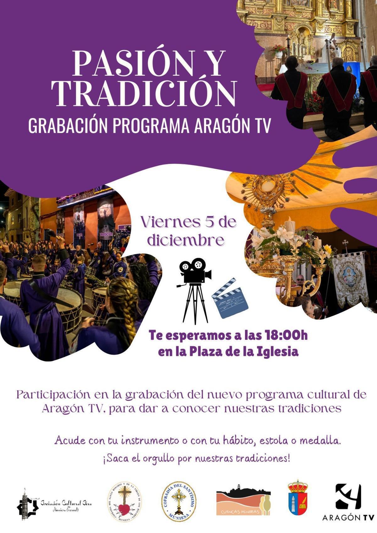 MUNIESA. GRABACIÓN EN ARAGON TV MUNIESA. GRABACIÓN EN ARAGON TV