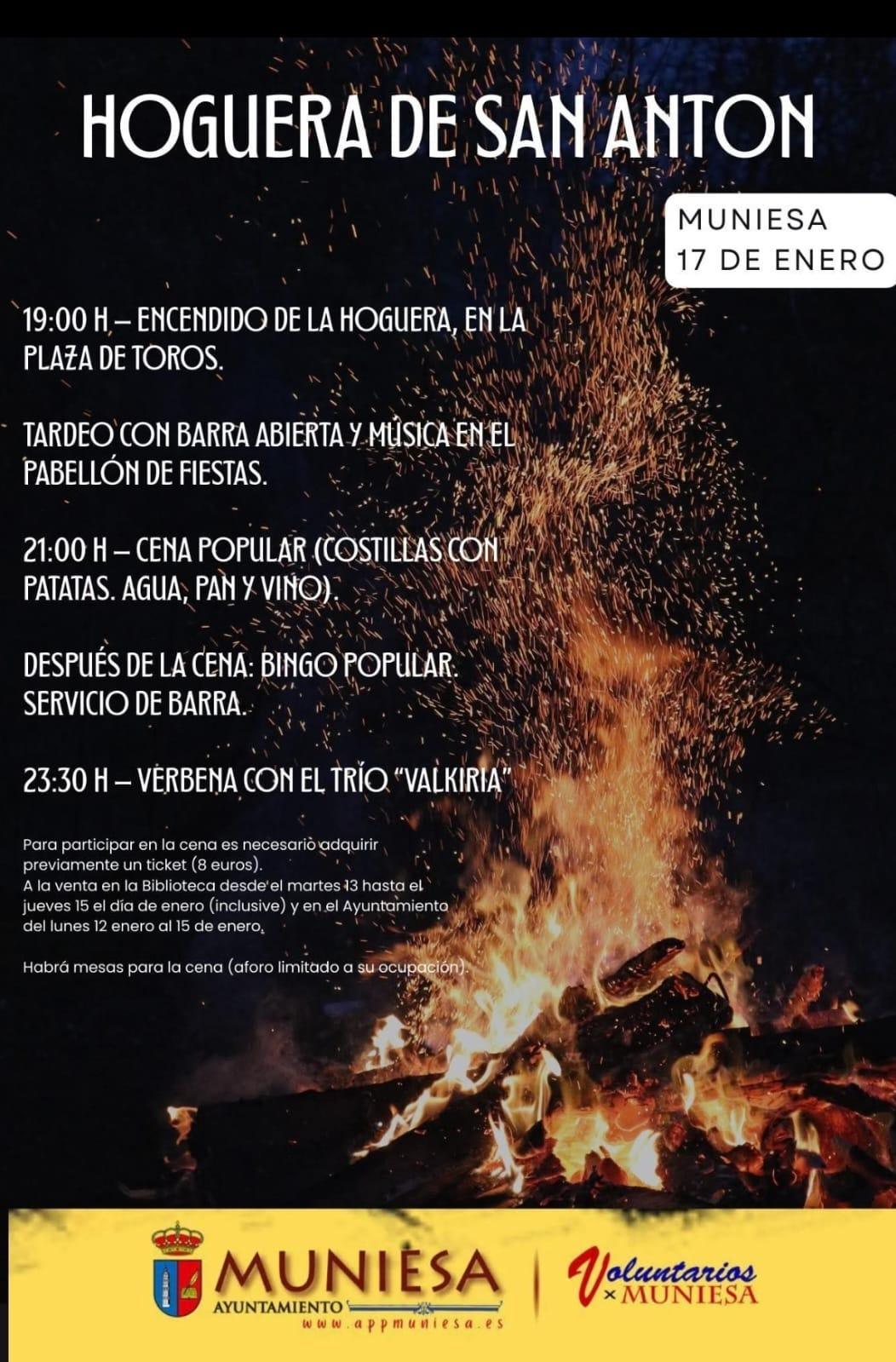 MUNIESA. FIESTA DE LA HOGUERA