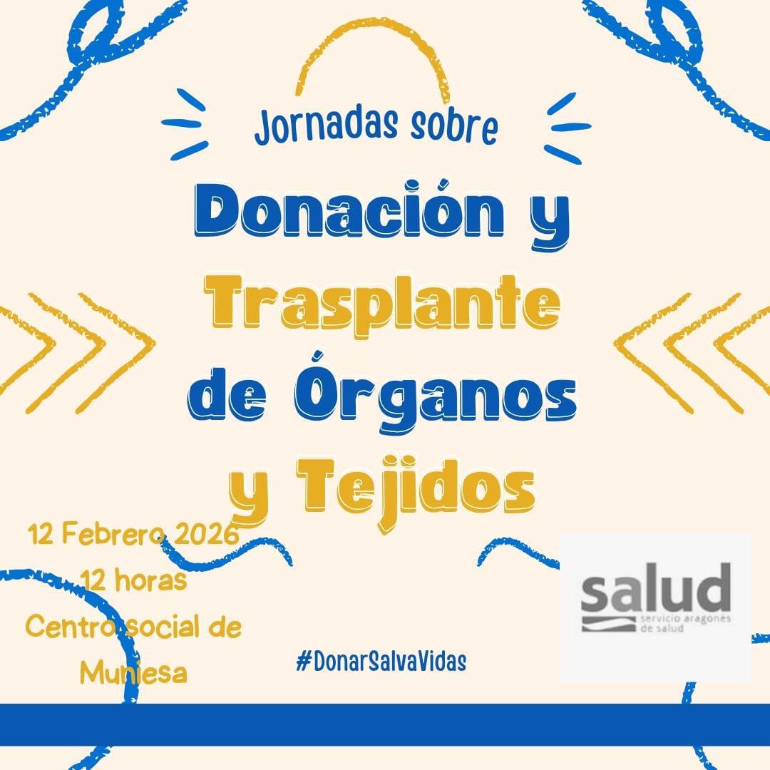 MUNIESA. CHARLA SOBRE TRANSPLANTES