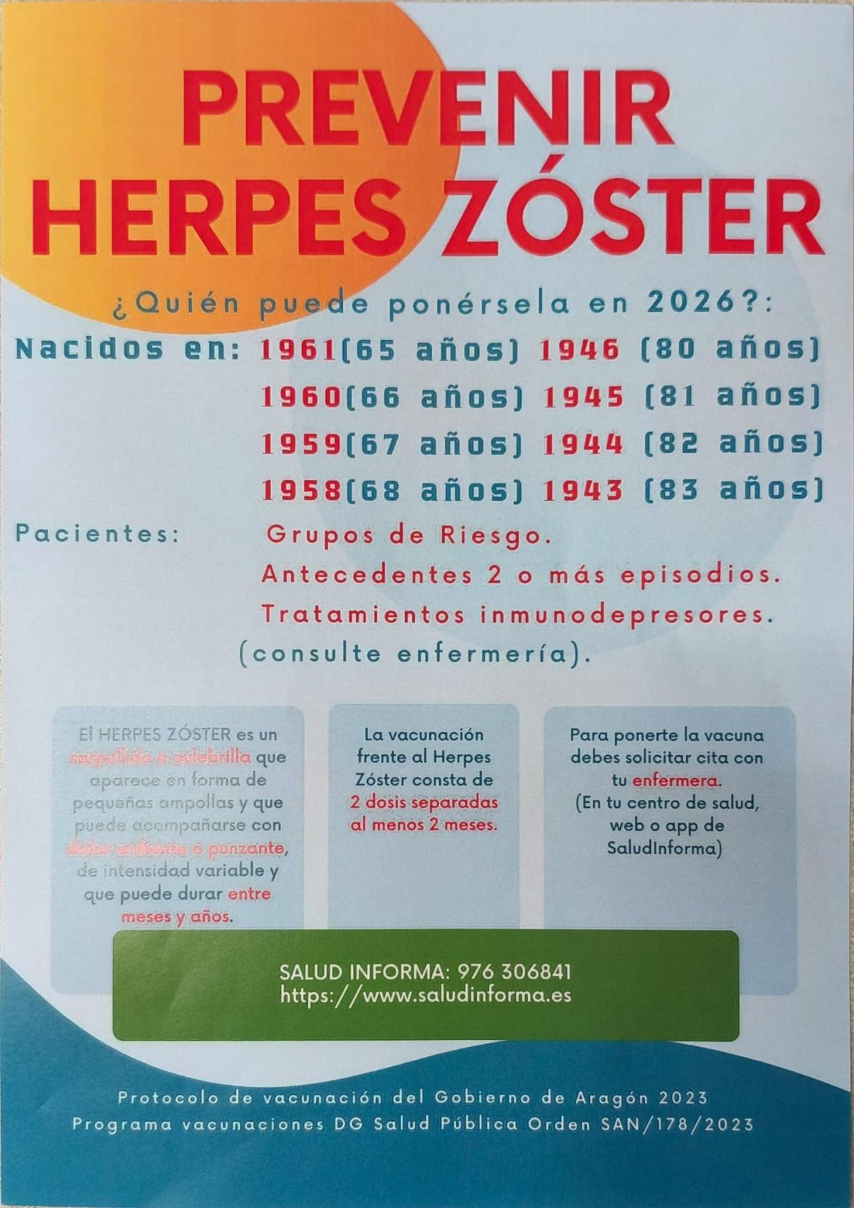 MUNIESA. VACUNAS CALENDARIO