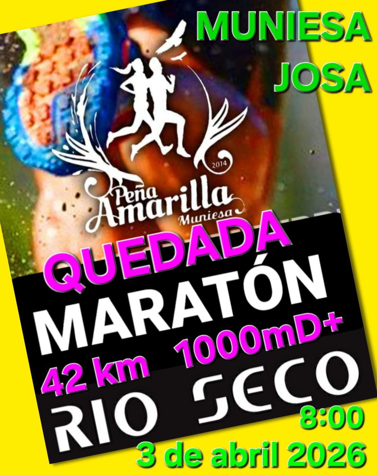 MUNIESA. MARATON Y CORZO TRAIL RIO SECO