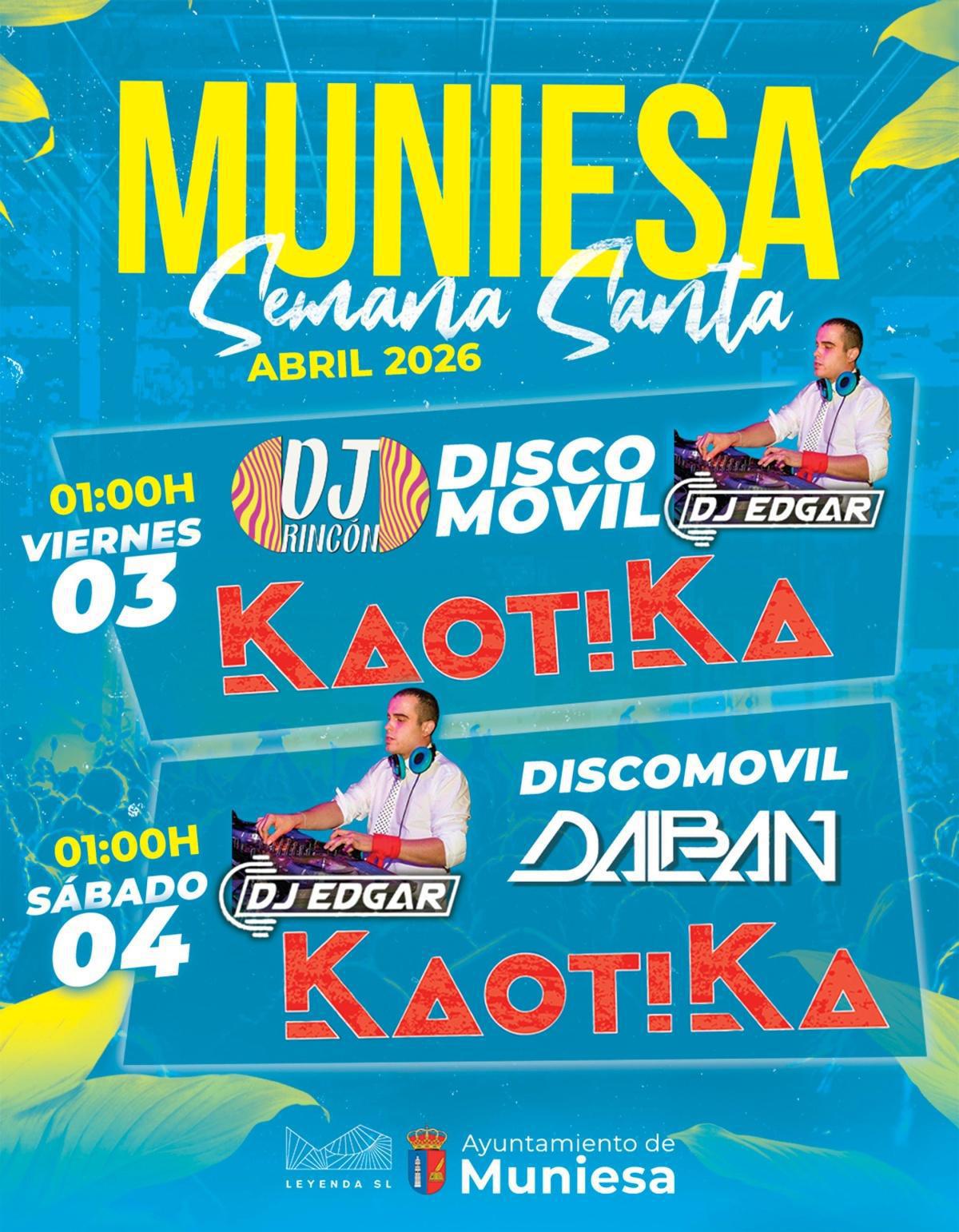 MUNIESA VERBENAS Y TORNEO FÚTBOL SALA