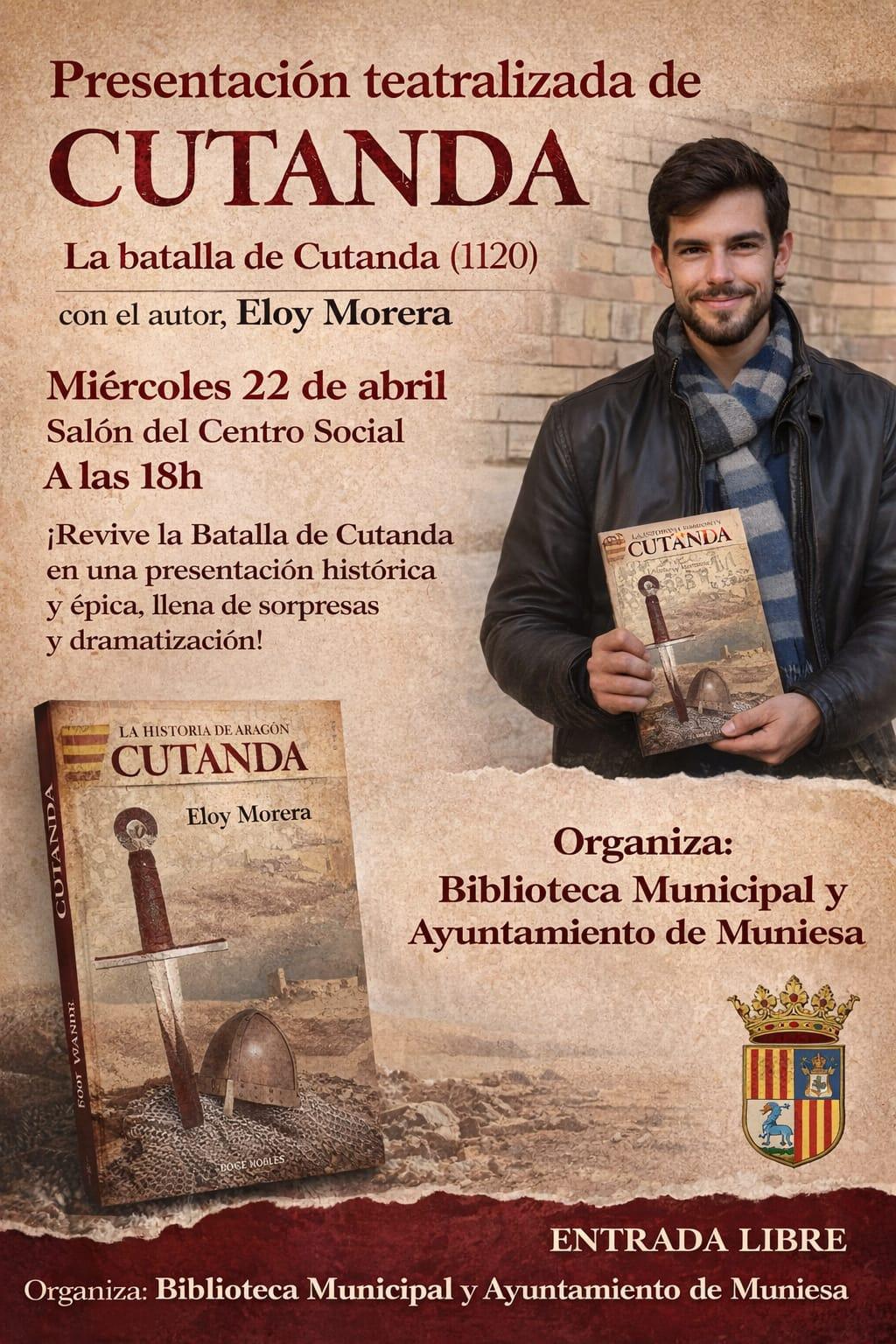 MUNIESA. CELEBRARÁ EL DÍA DEL LIBRO MUNIESA. CELEBRARÁ EL DÍA DEL LIBRO