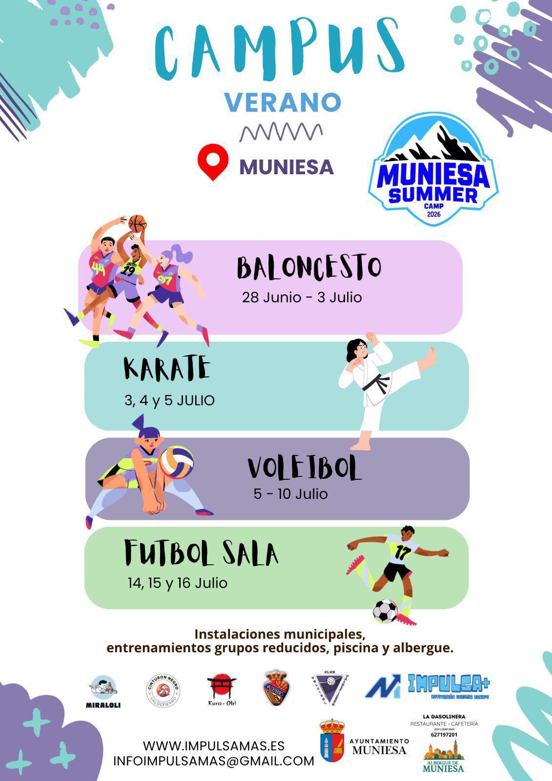 MUNIESA CAPAÑA DEPORTES PARA EL VERANO