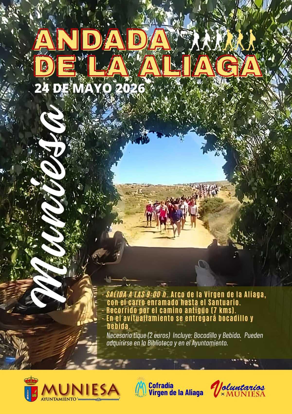 MUNIESA. ANDADA DE LA ALIAGA 2026 MUNIESA. ANDADA DE LA ALIAGA 2026