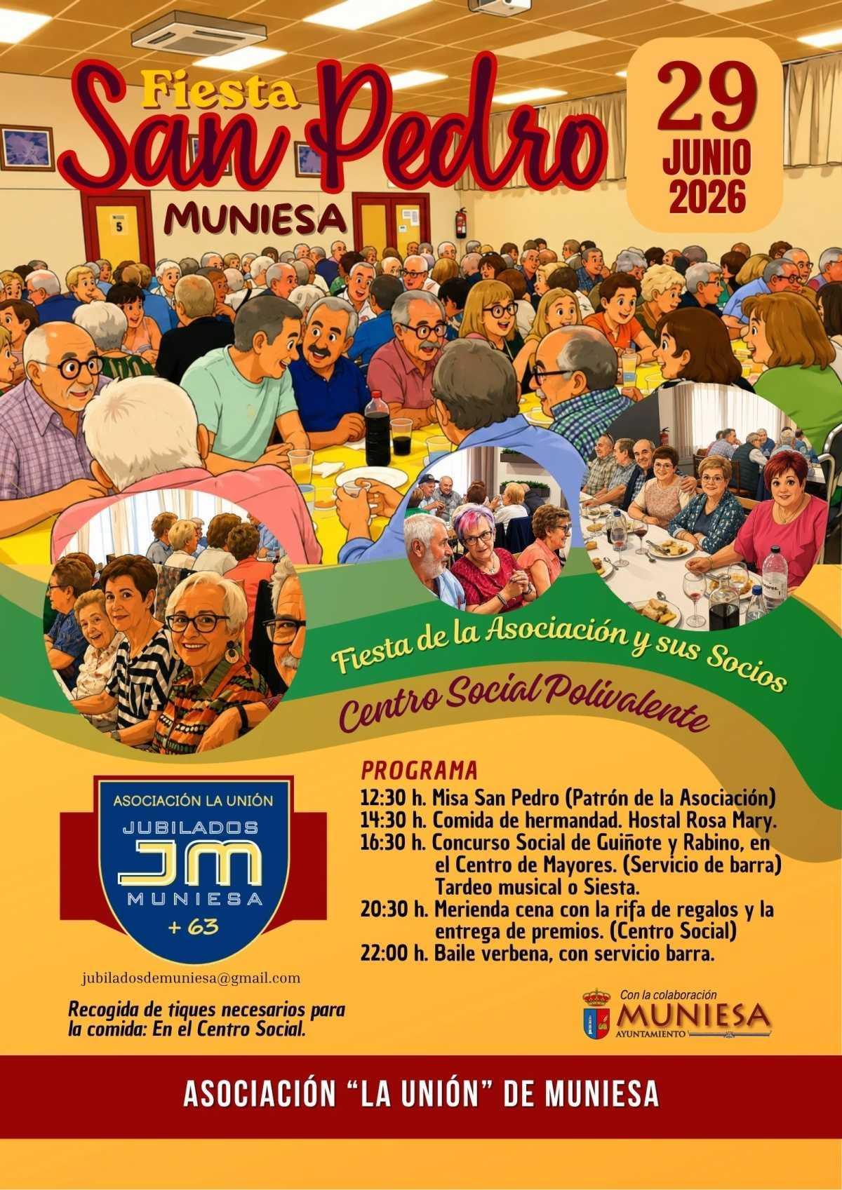 MUNIESA. FIESTA DE LOS JUBILADOS. SAN PEDRO MUNIESA. FIESTA DE LOS JUBILADOS. SAN PEDRO