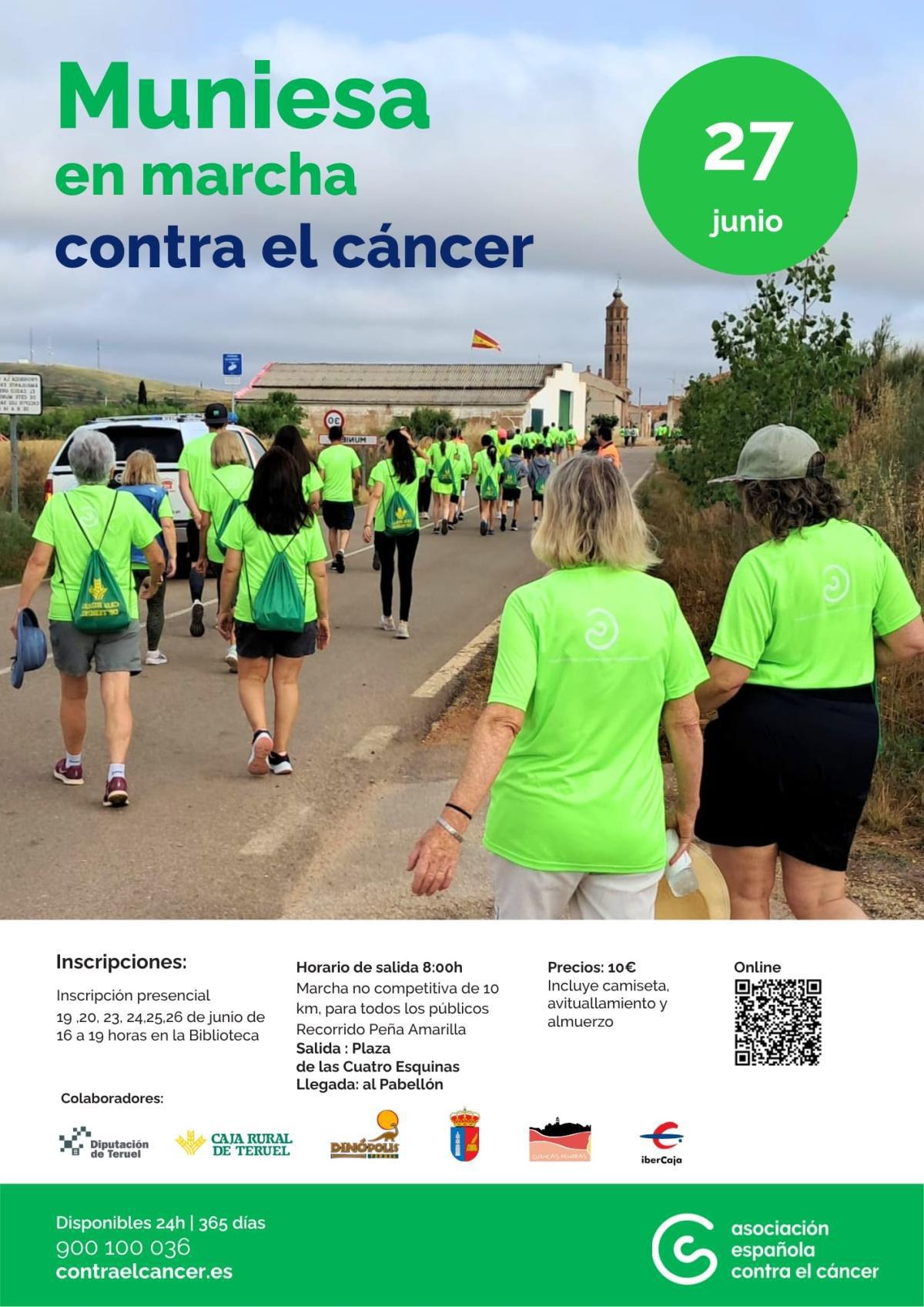 MUNIESA ANDADA CONTRA EL CÁNCER