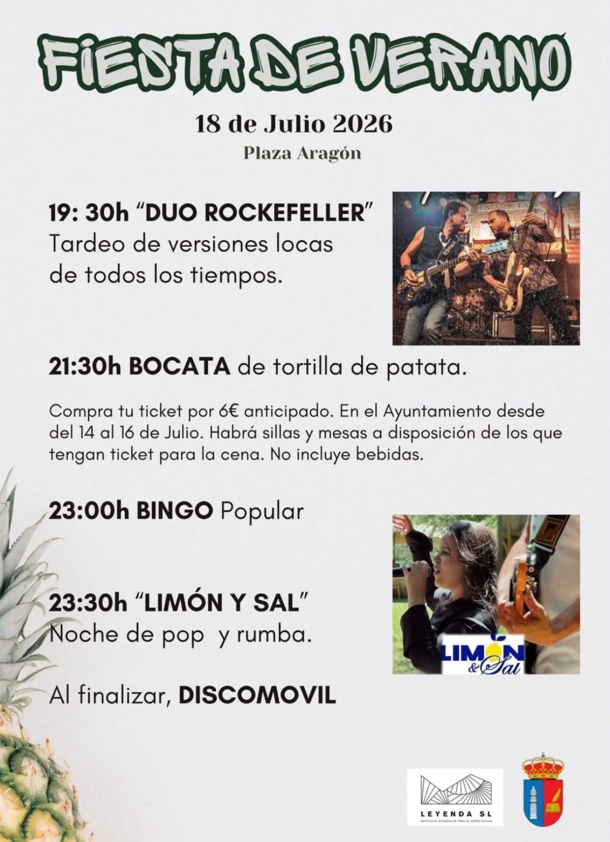 MUNIESA. CELEBRA FIESTA DE VERANO