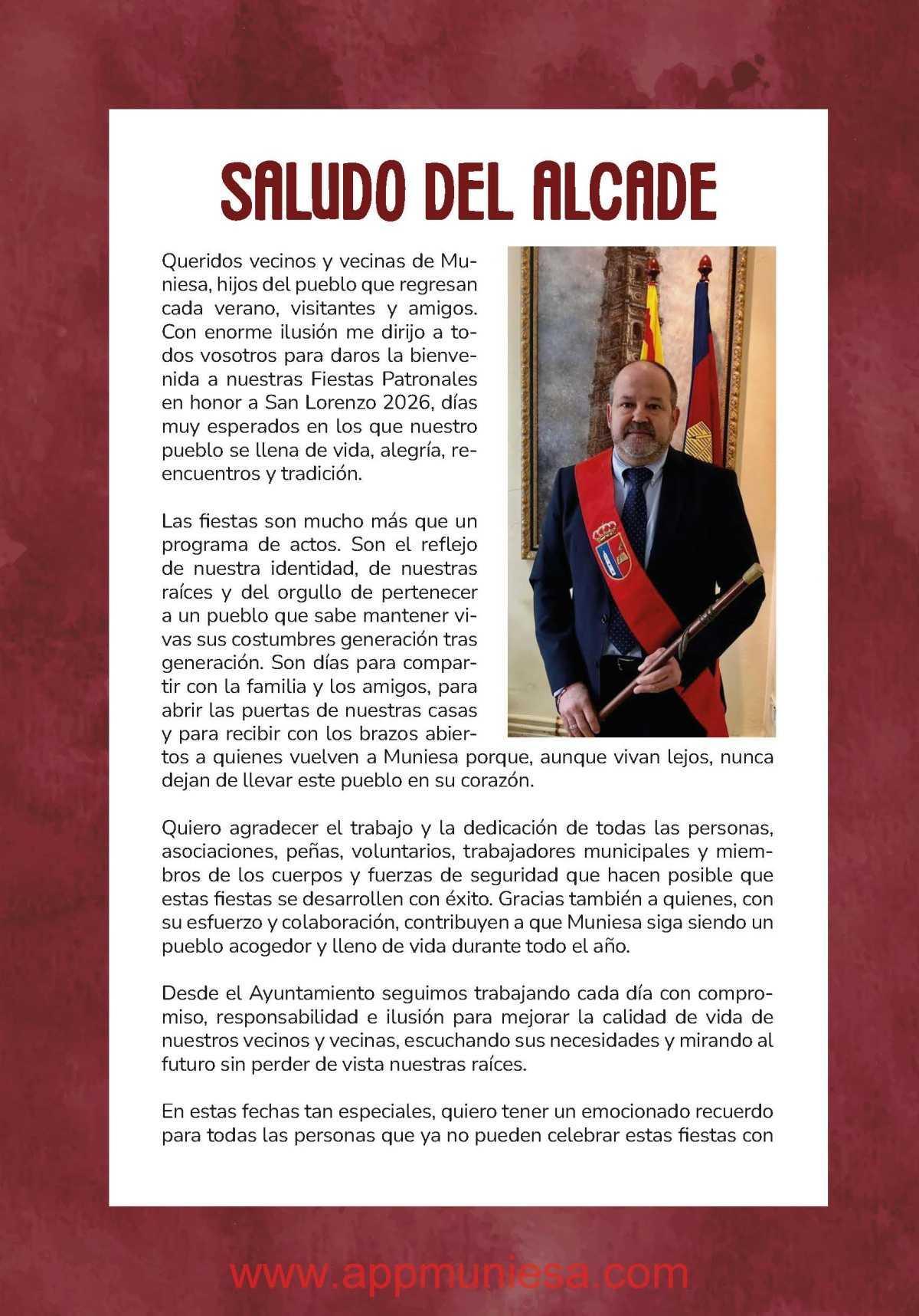 MUNIESA. PROGRAMA DE FIESTAS COMPLETO MUNIESA. PROGRAMA DE FIESTAS COMPLETO