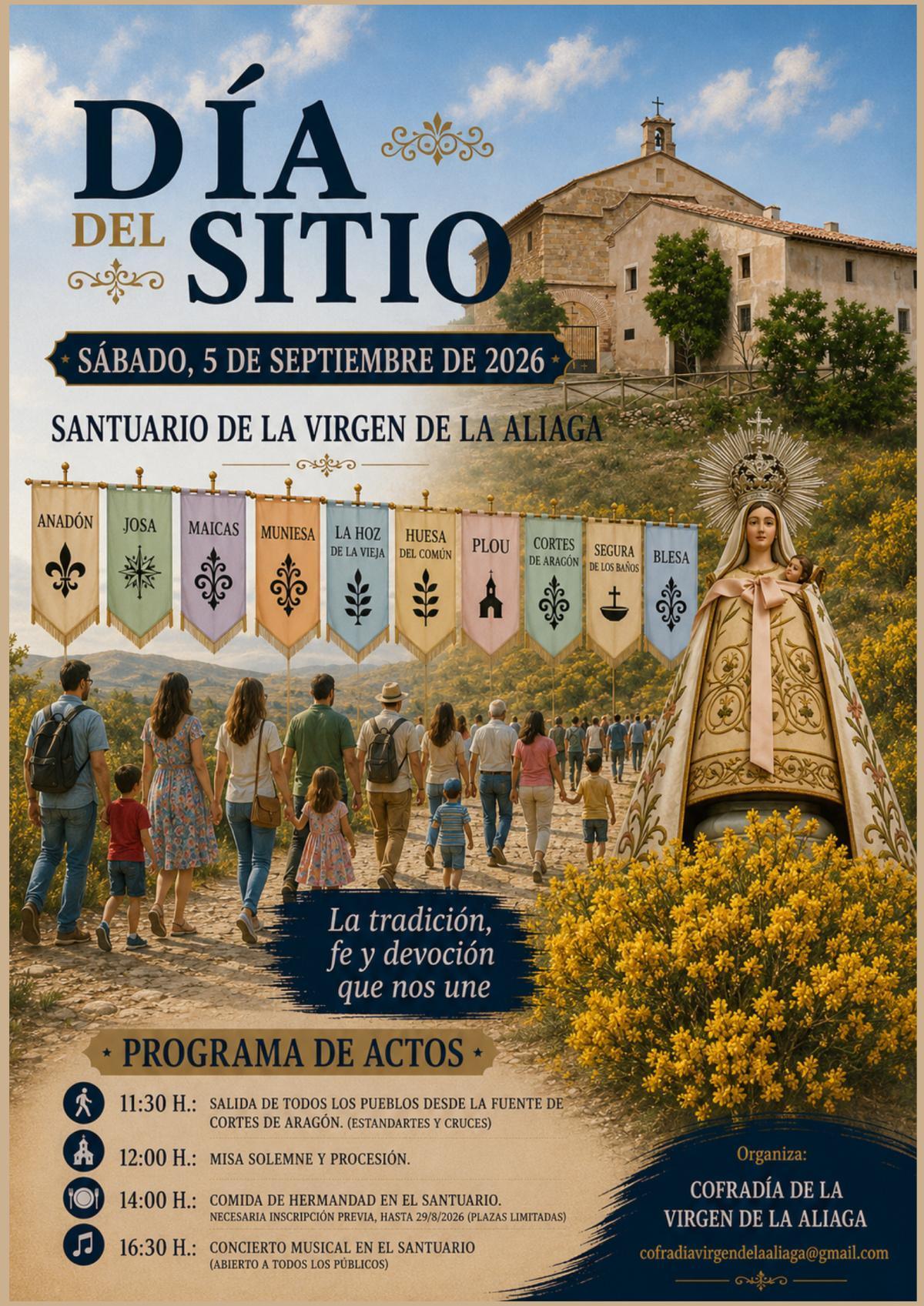 FIESTA DÍA DEL SITIO. VIRGEN DE LA ALIAGA FIESTA DÍA DEL SITIO. VIRGEN DE LA ALIAGA