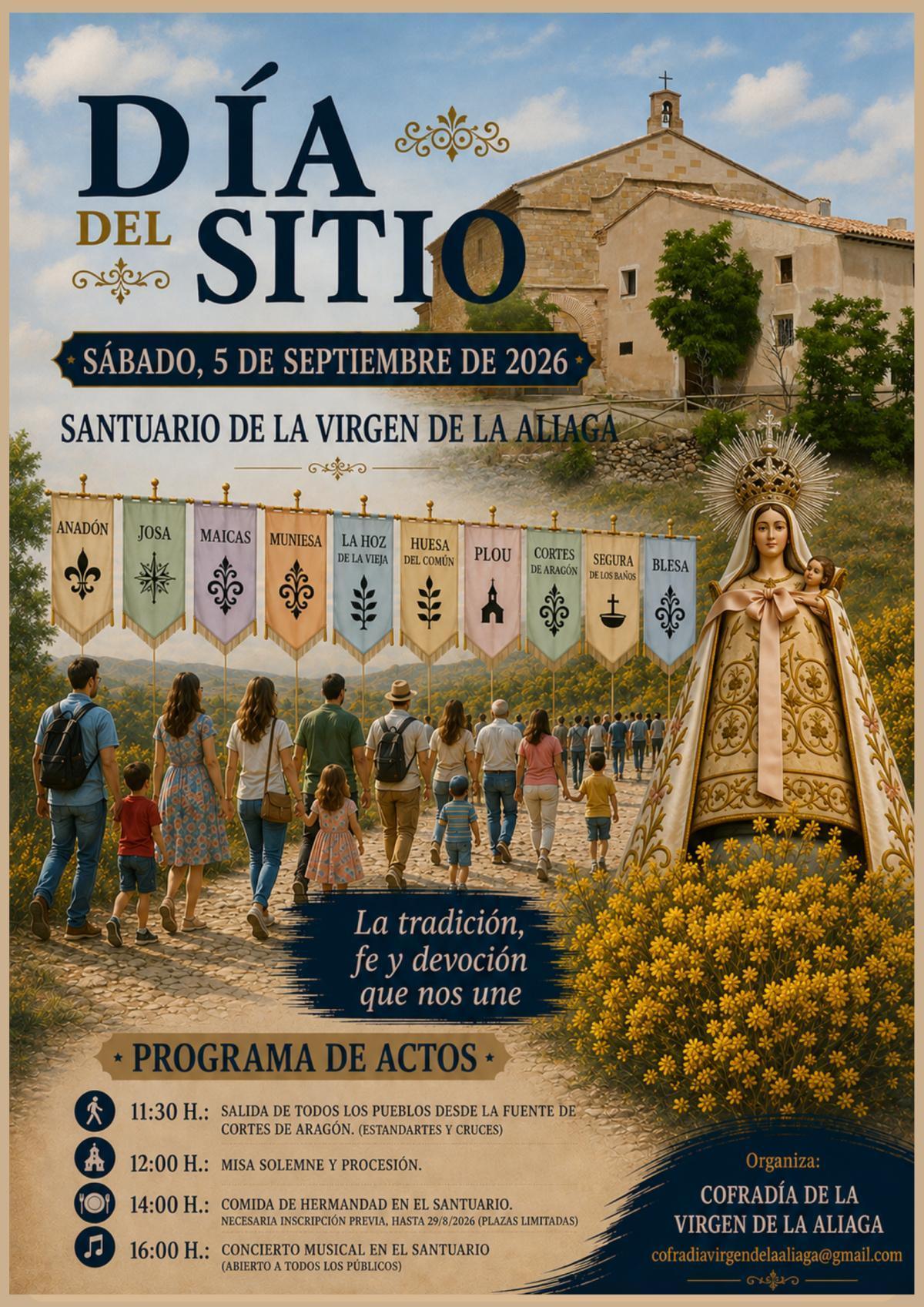FIESTA DÍA DEL SITIO. VIRGEN DE LA ALIAGA FIESTA DÍA DEL SITIO. VIRGEN DE LA ALIAGA