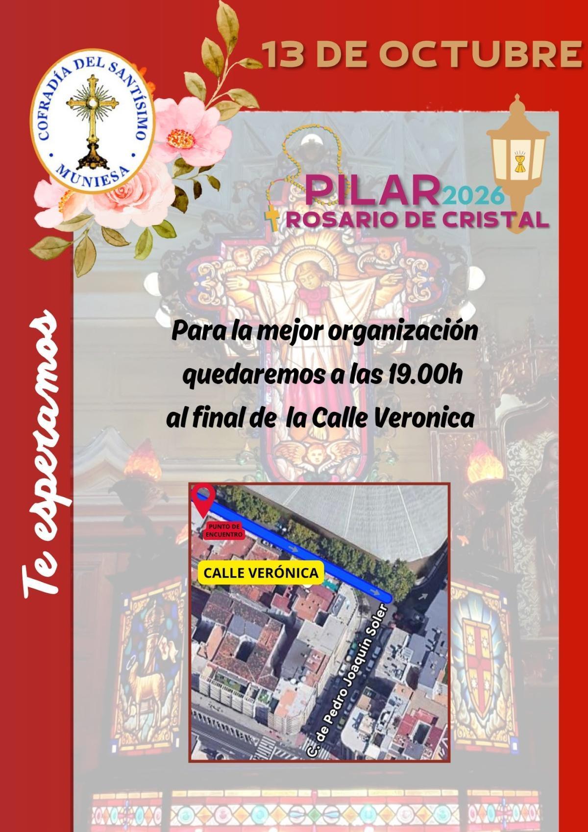 MUNIESA EN EL ROSARIO DE CRISTAL. ZARAGOZA MUNIESA EN EL ROSARIO DE CRISTAL. ZARAGOZA