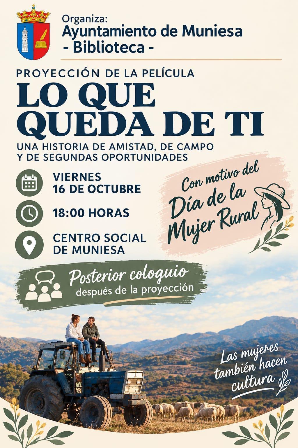 MUNIESA CELEBRA DÍA DE LA MUJER RURAL